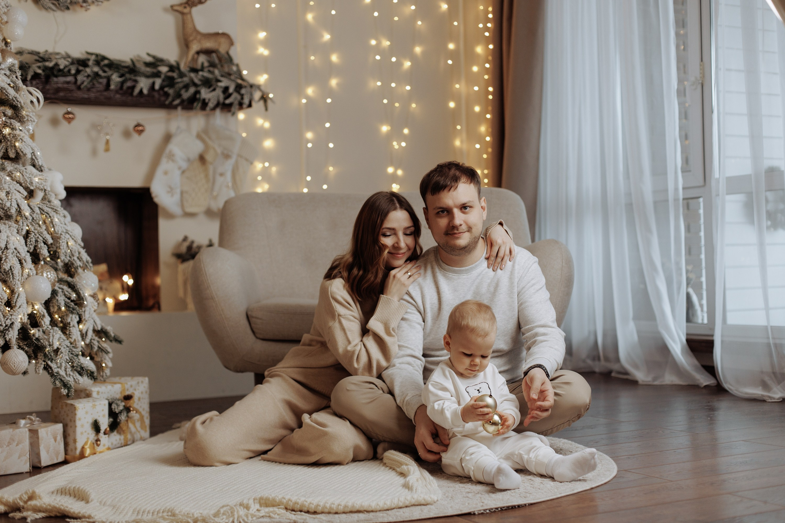 Семейная фотосессия «студия». Свадебный фотограф