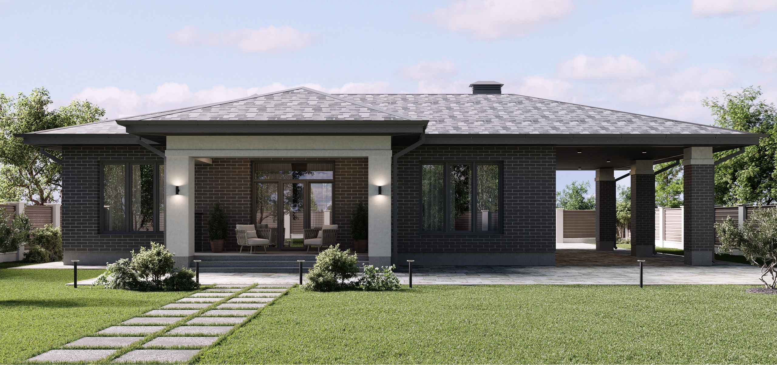 Проект загородного дома. FORMULA design & architecture