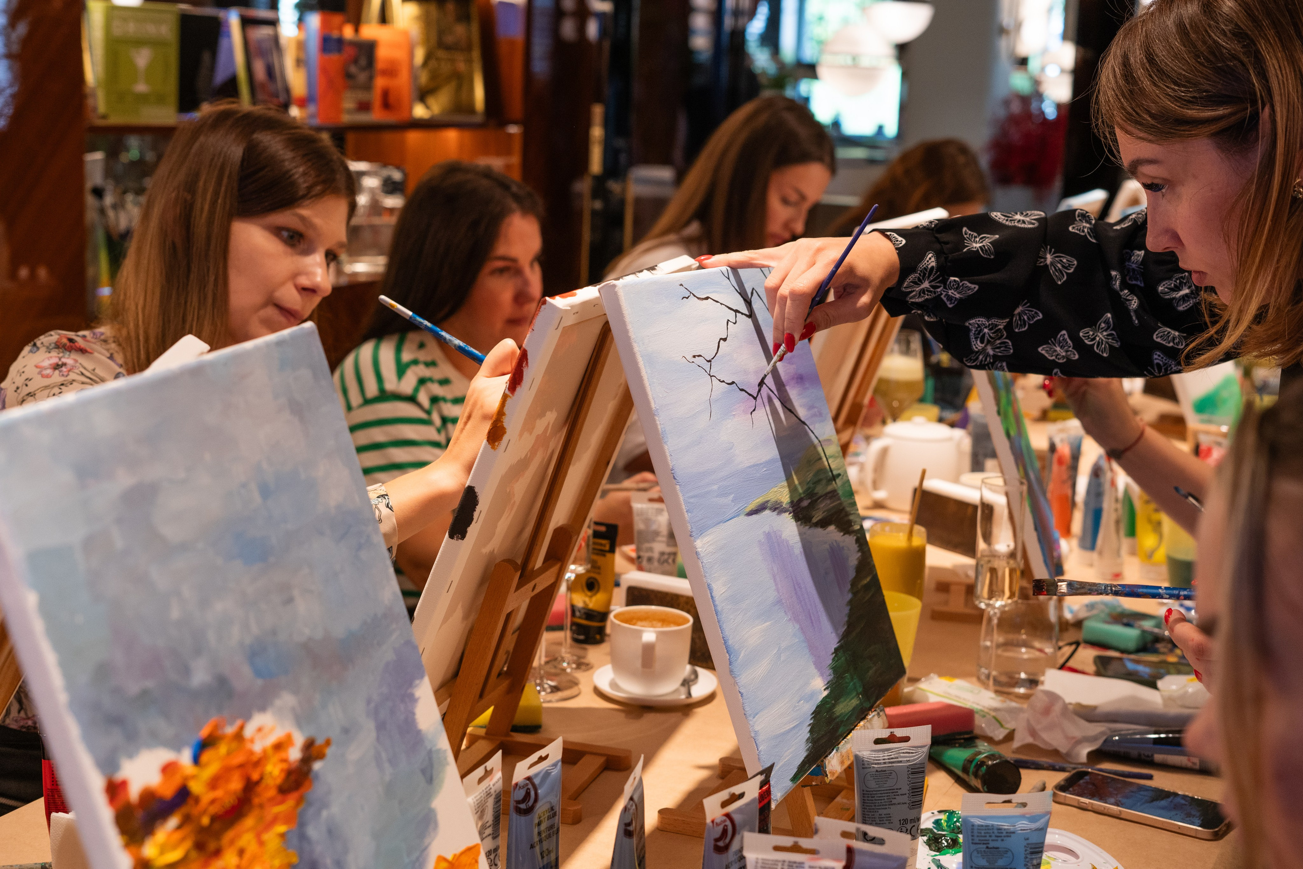 Корпоратив Teach Me Art 3. Портретный фотограф в Москве и Санкт-Петербурге Арина Чех