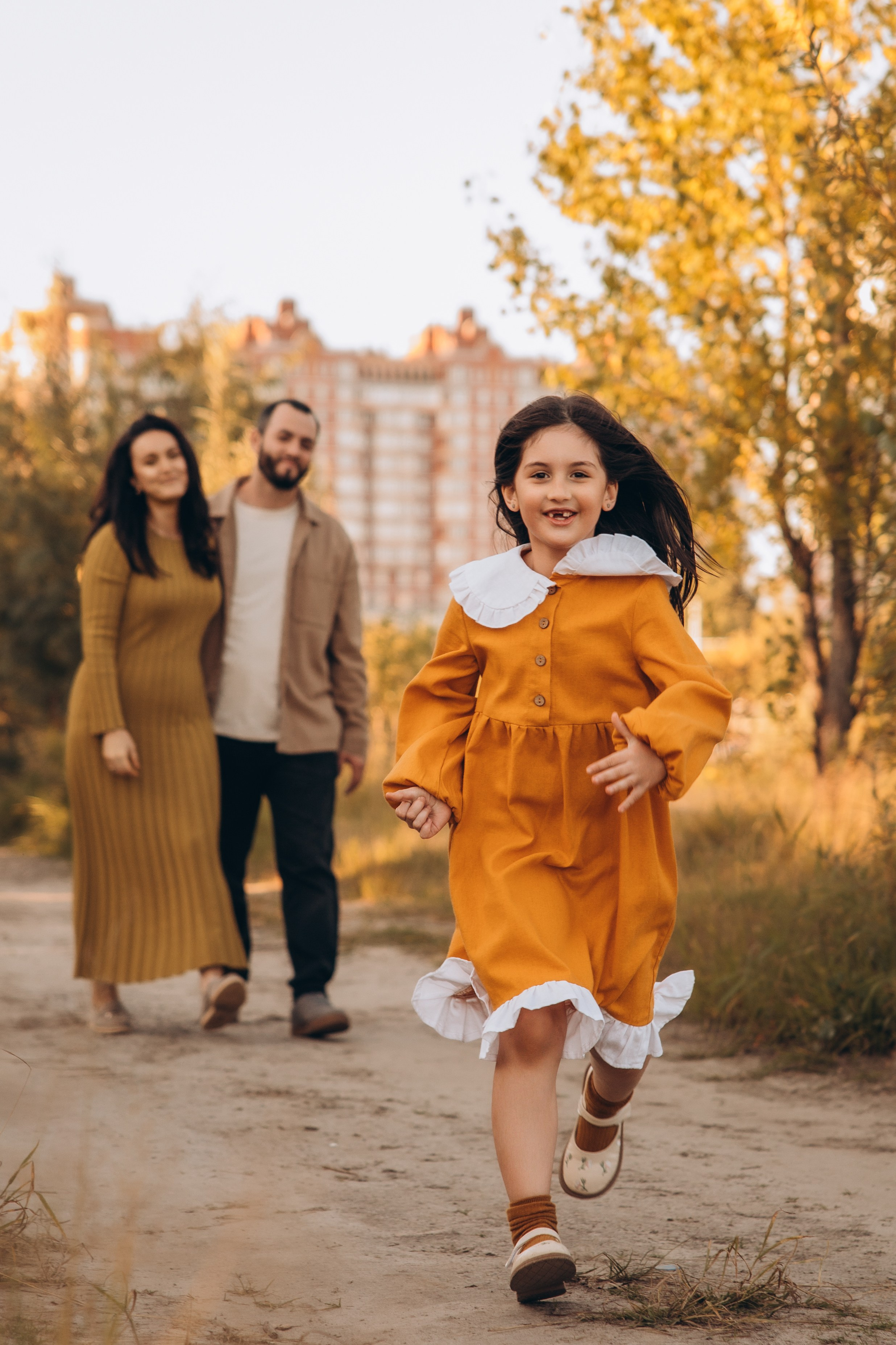 Семейная фотосессия на прогулке в Сургуте