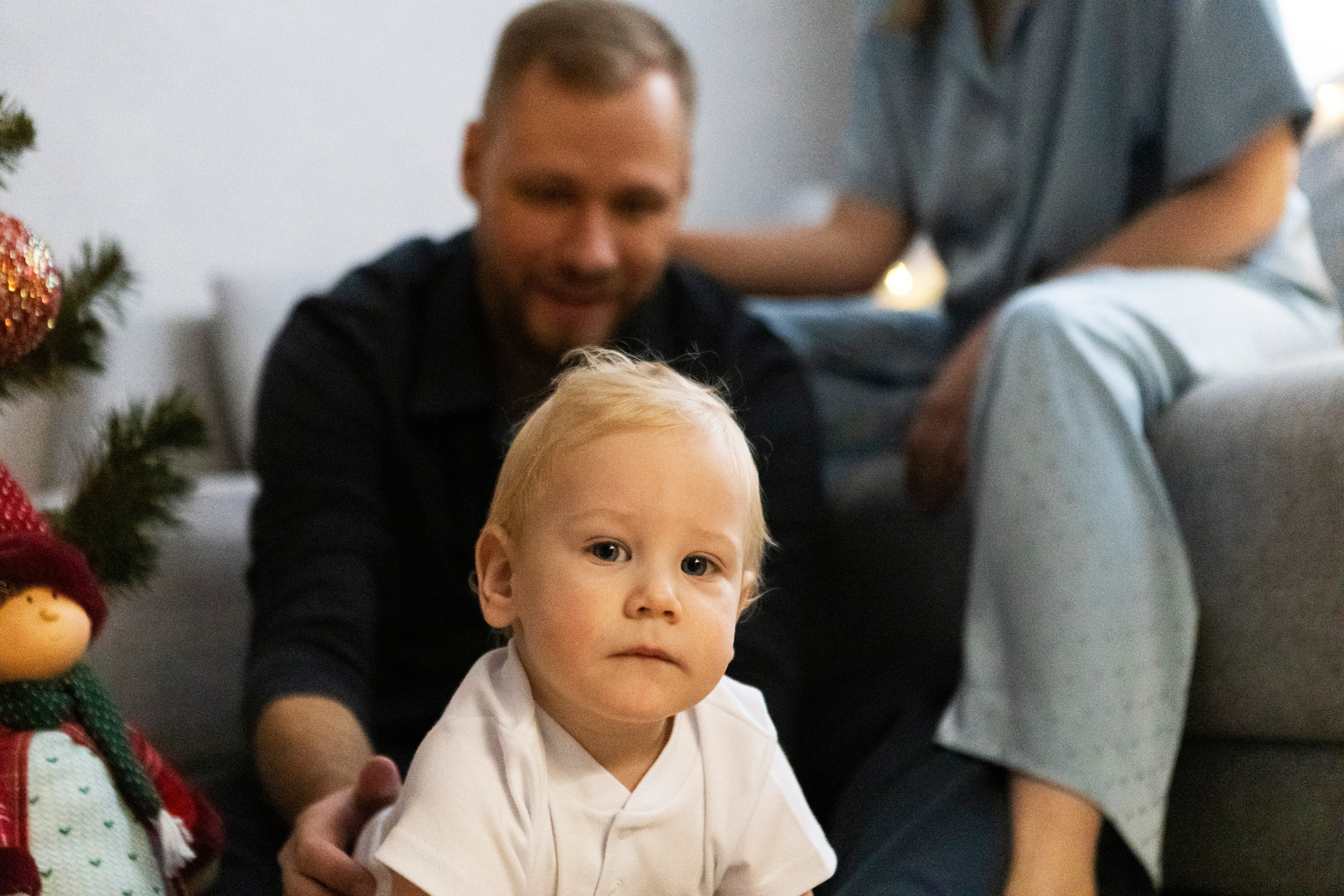 Домашняя новогодняя фотосессия. Семейный и портретный фотограф в Москве Елена Флегант