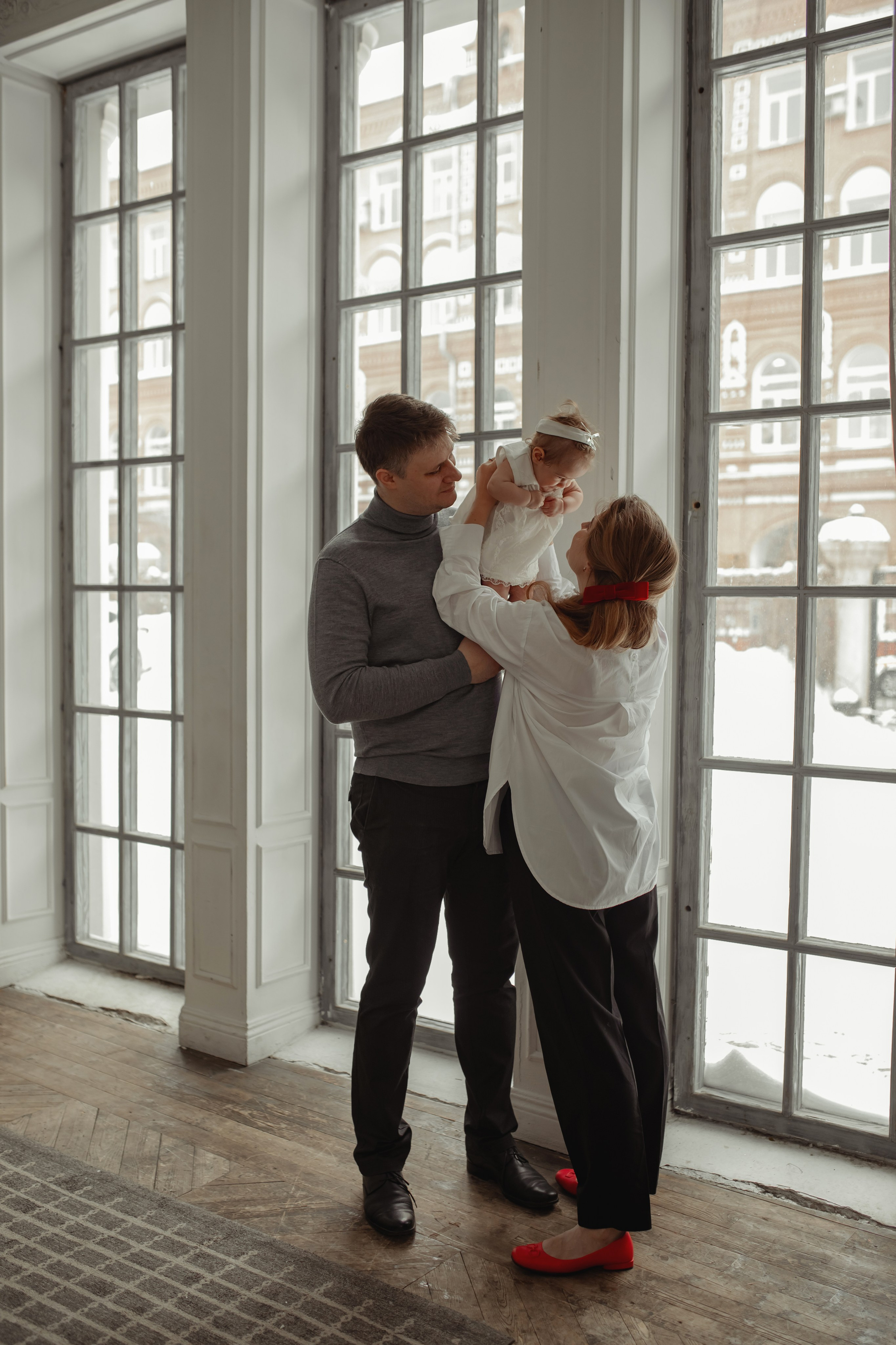 Семейная съемка в студии. Семейный и детский фотограф в Москве Дорогова Екатерина