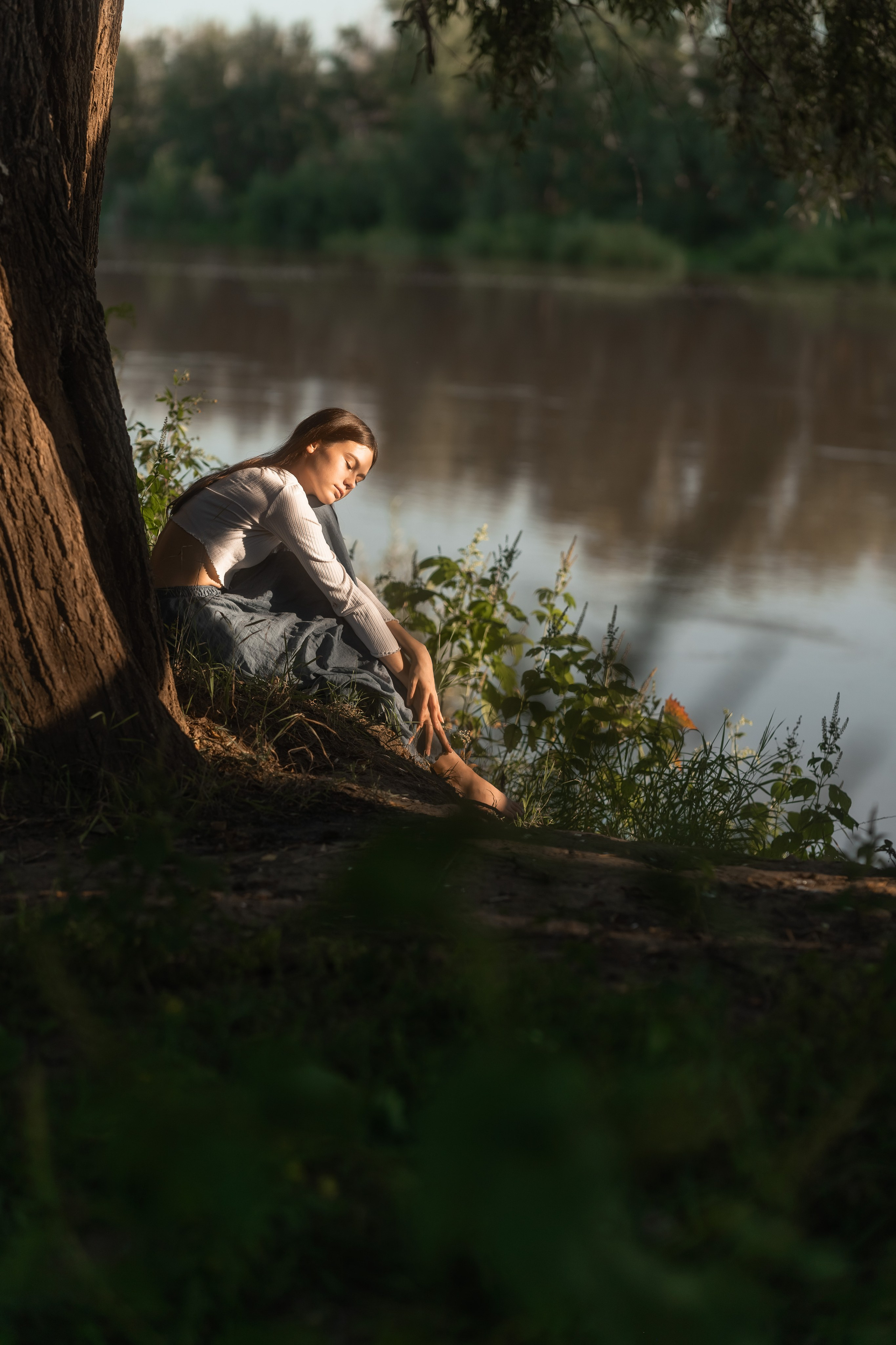 Женский портрет на природе
