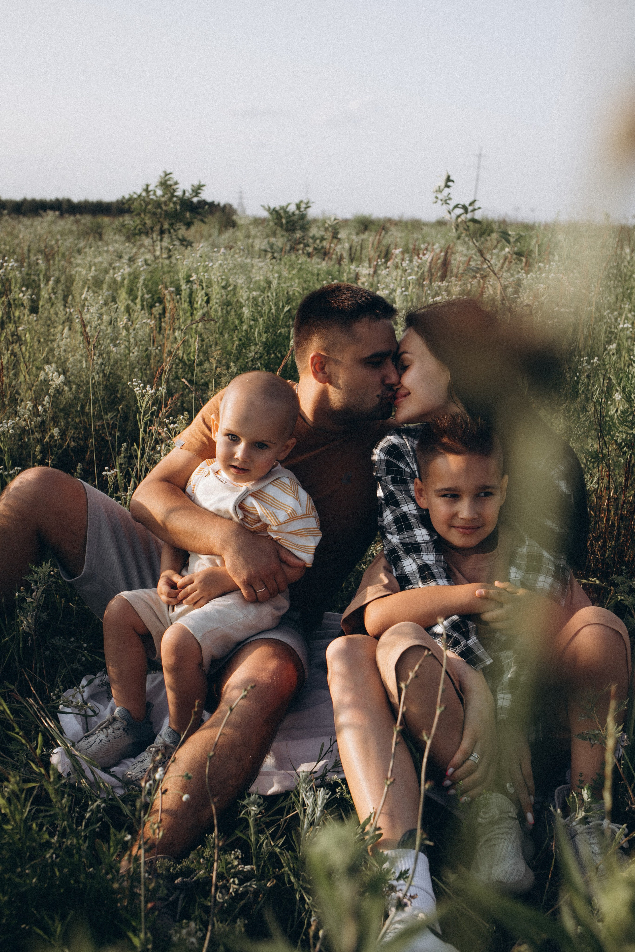 Саша, Женя, Никита и Саша. Семейный и свадебный фотограф Анна Кожокарь