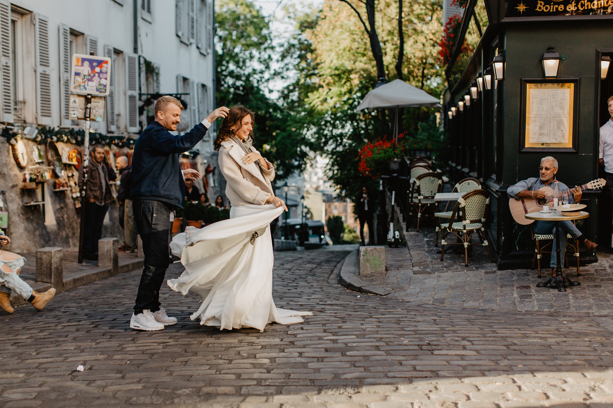 Люда и Дима. Париж. Свадебный фотограф Марина Назарова Москва