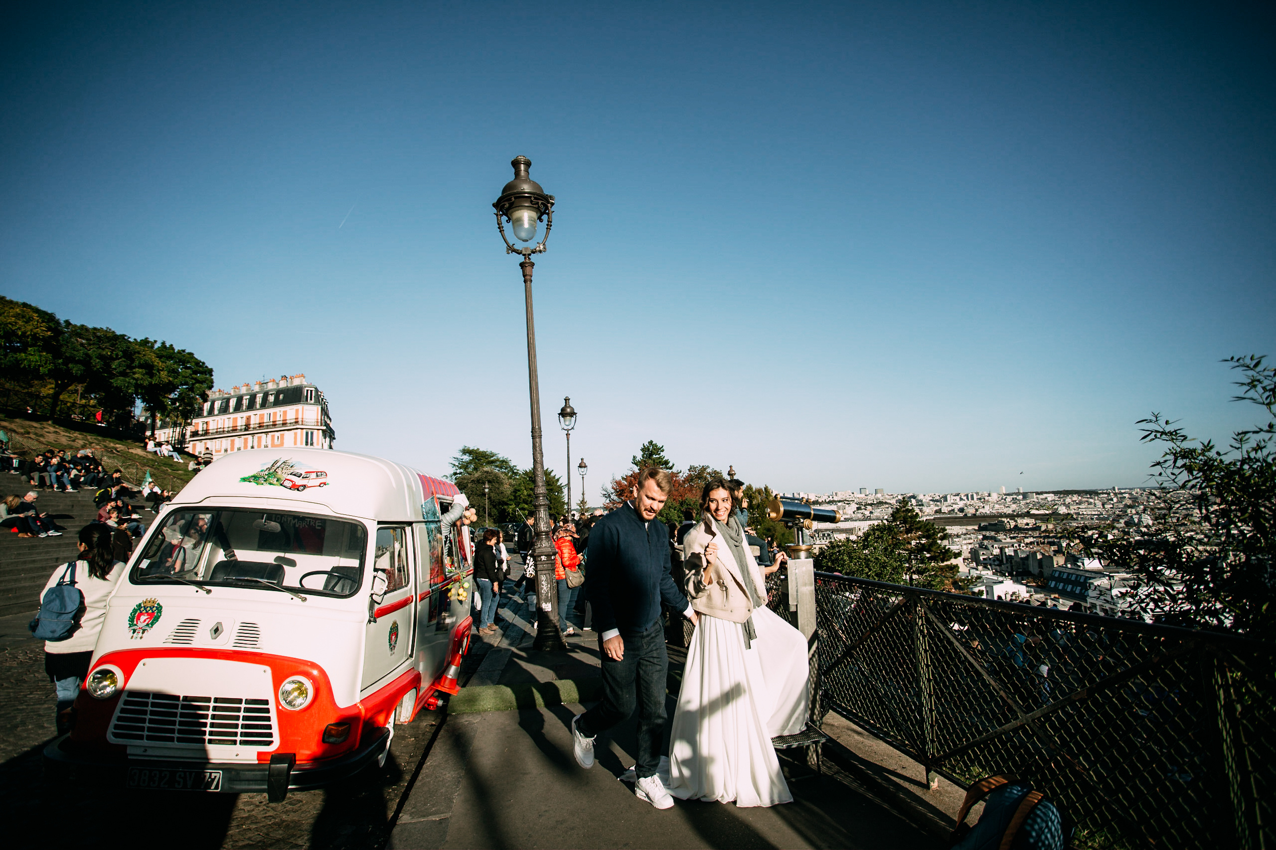 Люда и Дима. Париж. Свадебный фотограф Марина Назарова Москва