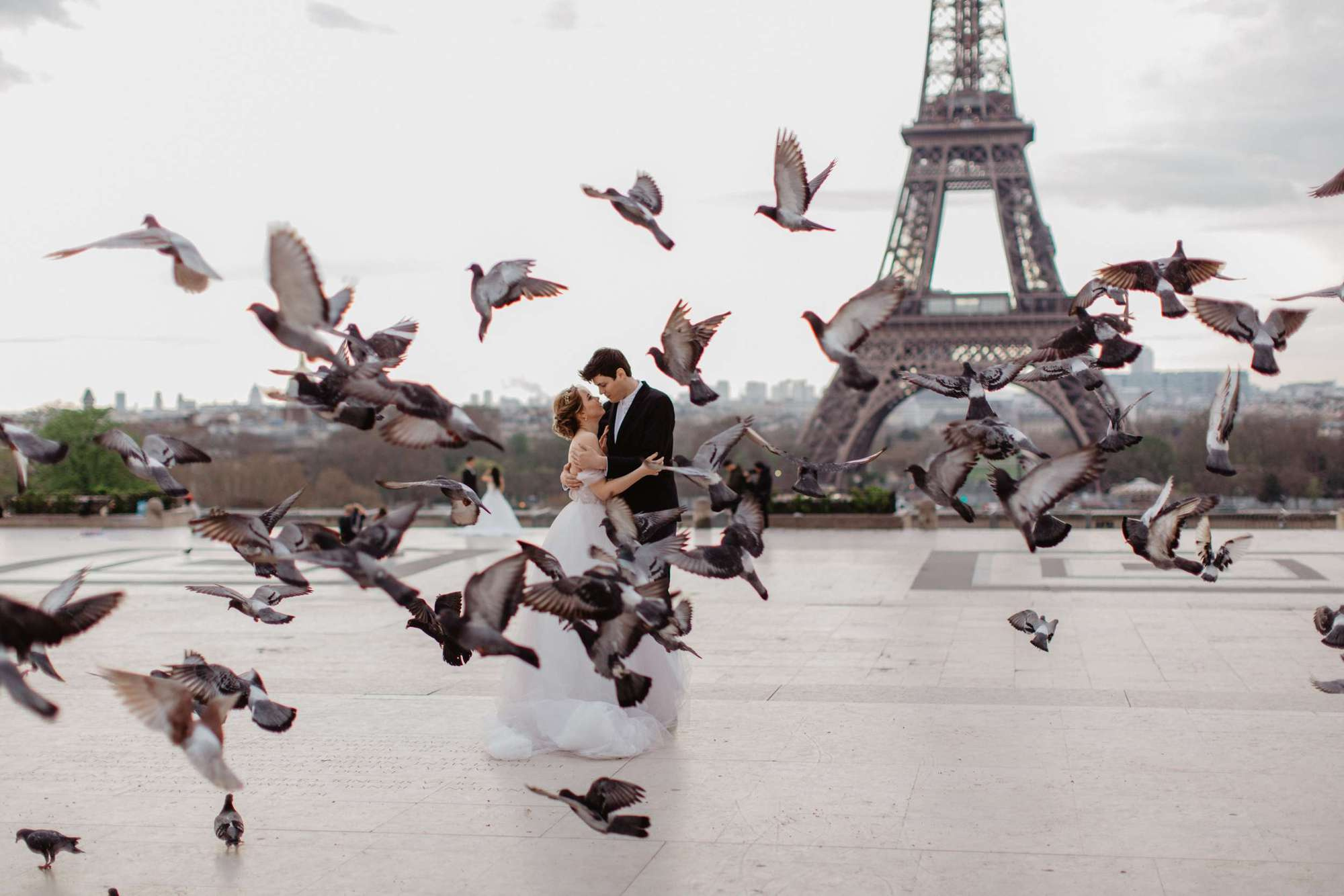 Валерия и Алекс. Париж. Свадебный фотограф Марина Назарова Москва