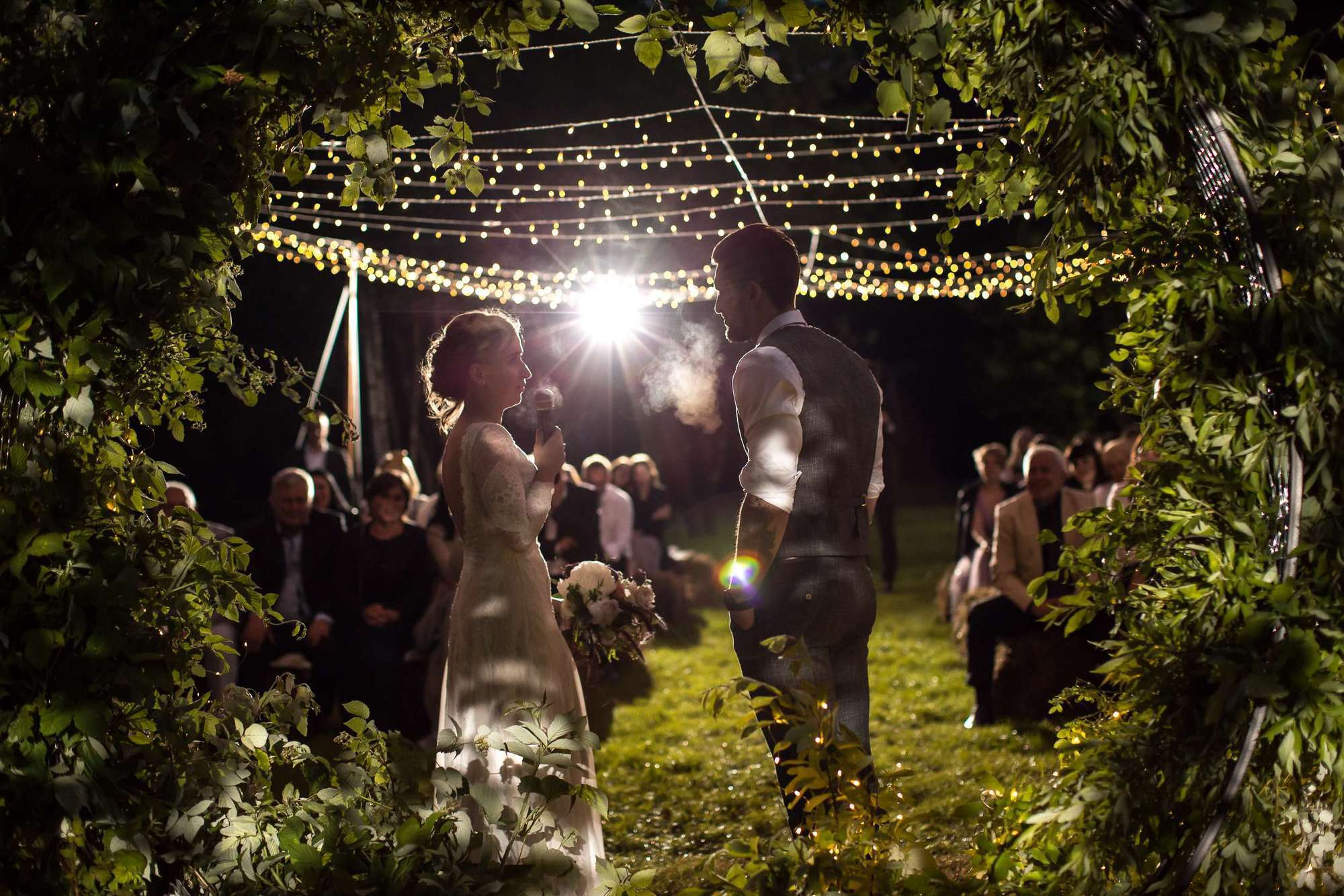 Саша и Сережа. Свадьба в Артиленд. Вечерняя церемония. Свадебный фотограф Марина Назарова Москва
