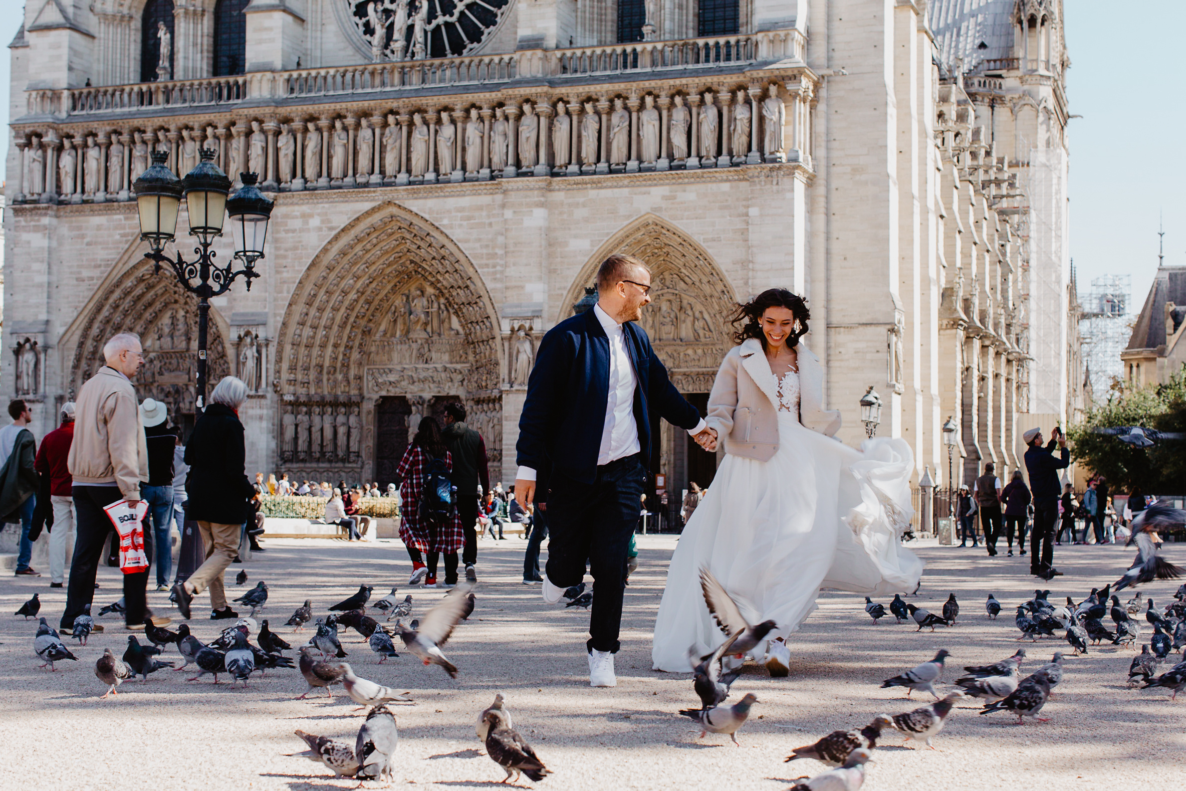 Люда и Дима. Париж. Свадебный фотограф Марина Назарова Москва