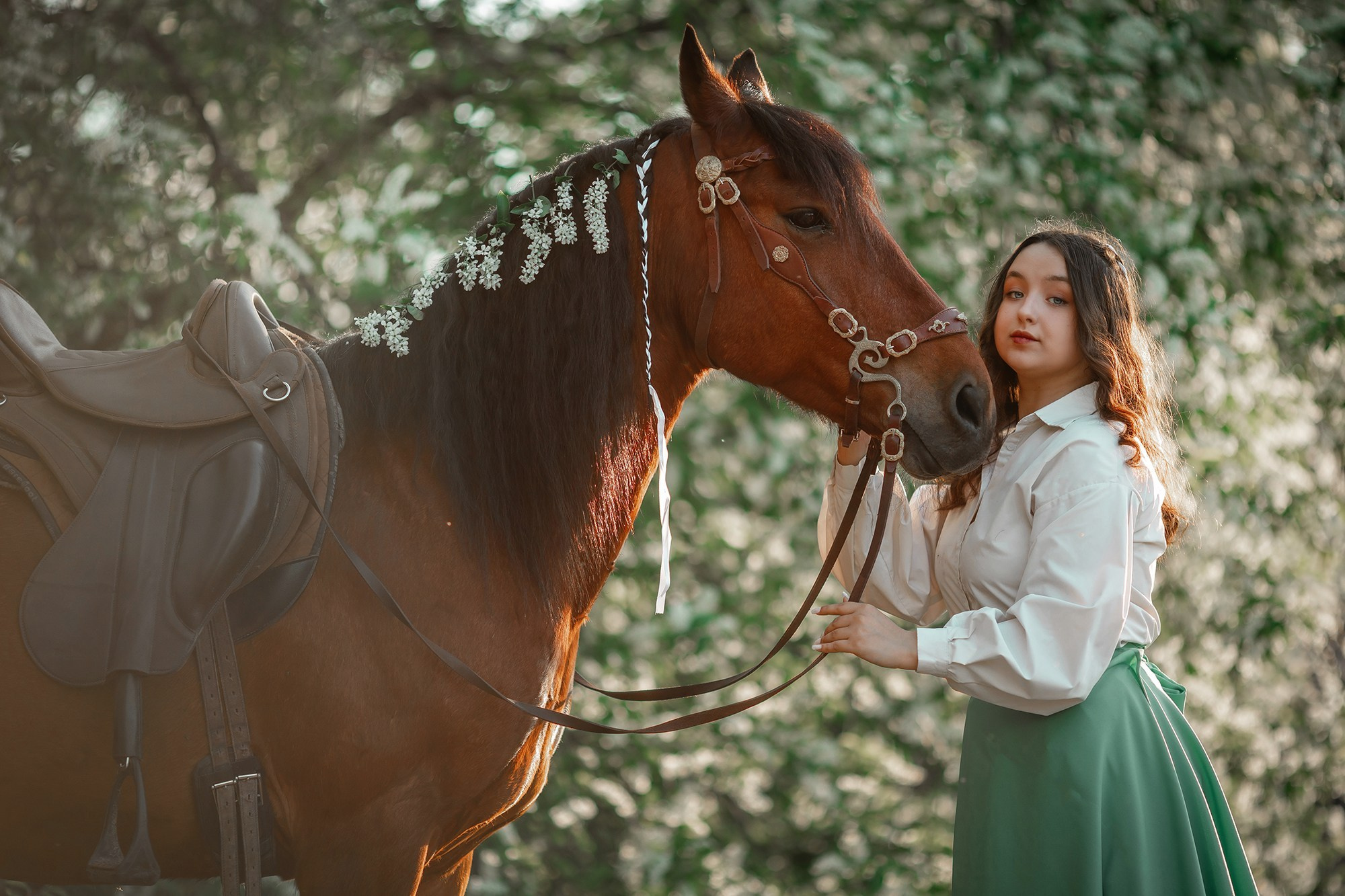 Весенние цветения. Анна Молчанова конный фотограф в Тюмени | фотосессии с лошадьми Тюмень