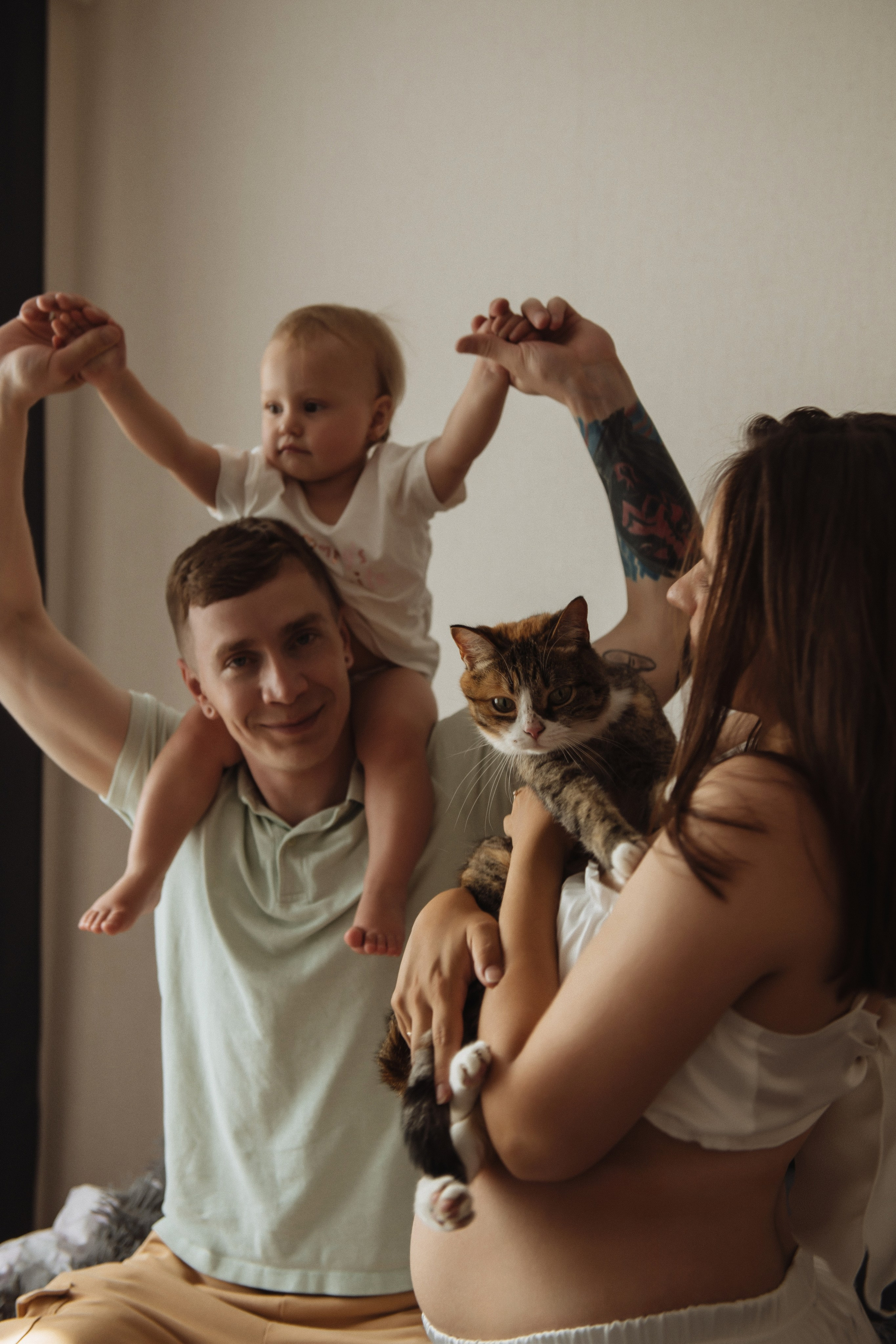 Лев, Ксения, и маленькая Милана. Свадебный, портретный, фотограф беременности в Нижнем Новгороде Алина Зиновьева