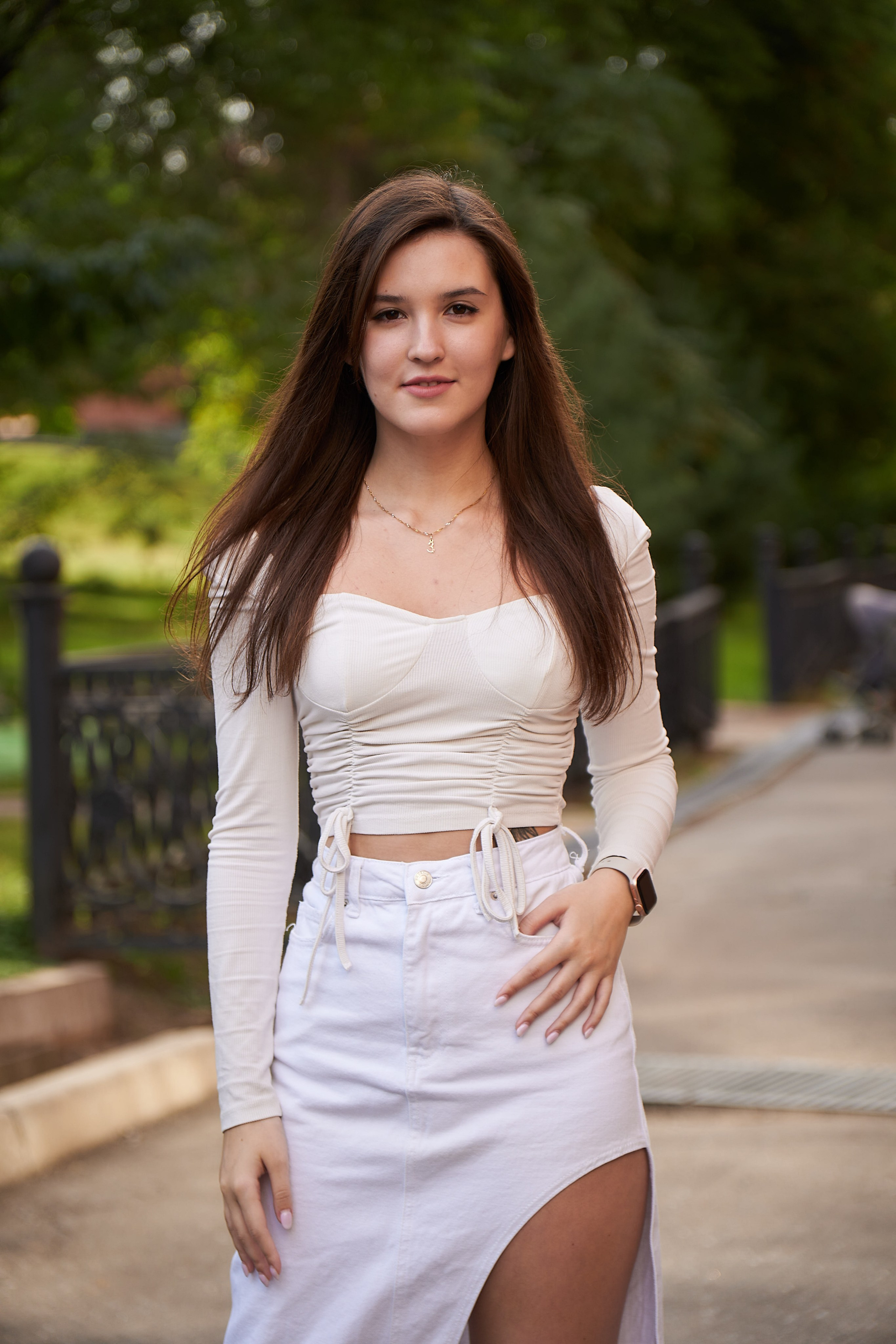 Прогулка с семьёй. Анна Катасонова