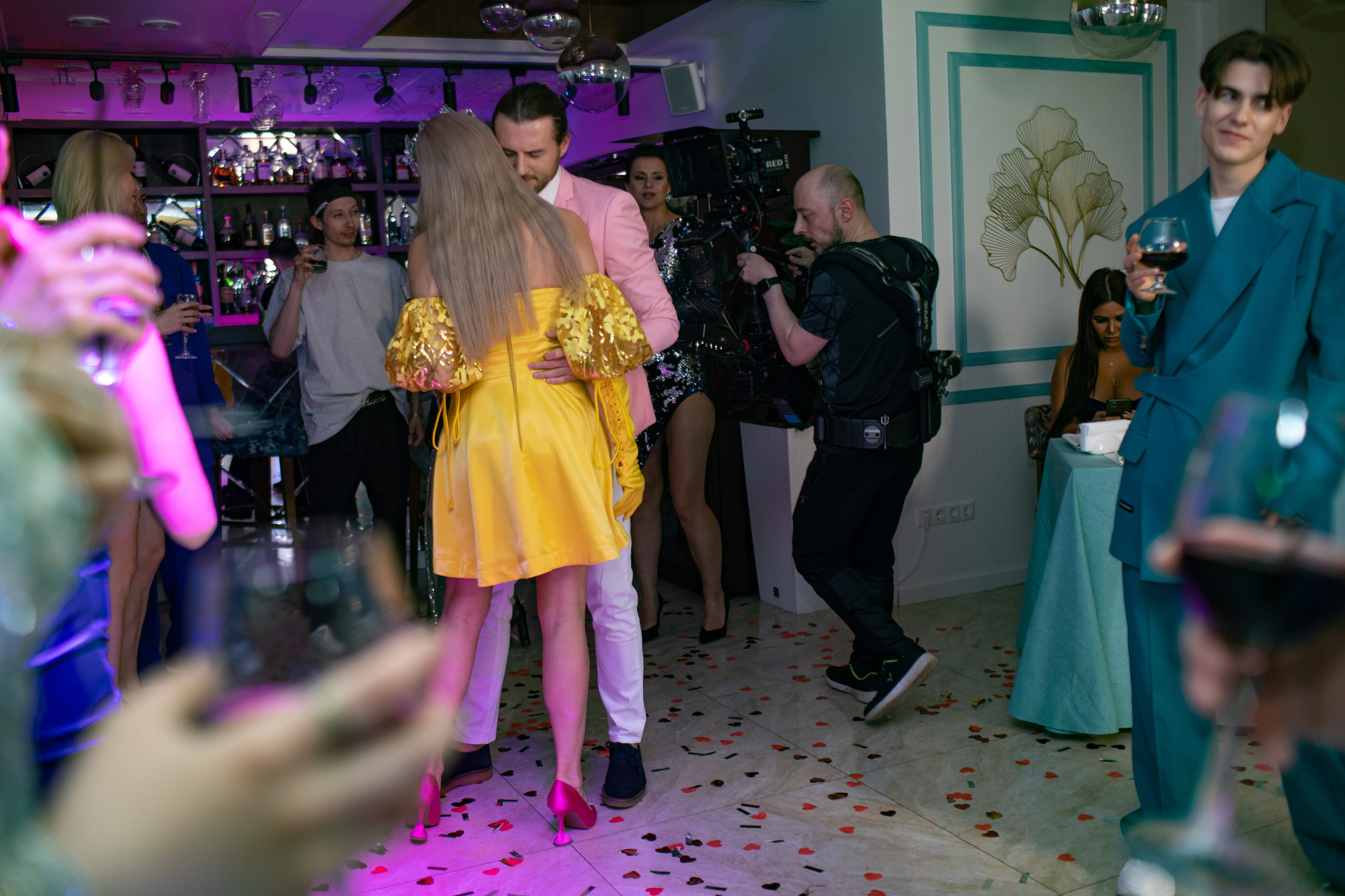 Съемка клипа Анни Калашниковой «Не ври мне в Риме». Art photographer Nino