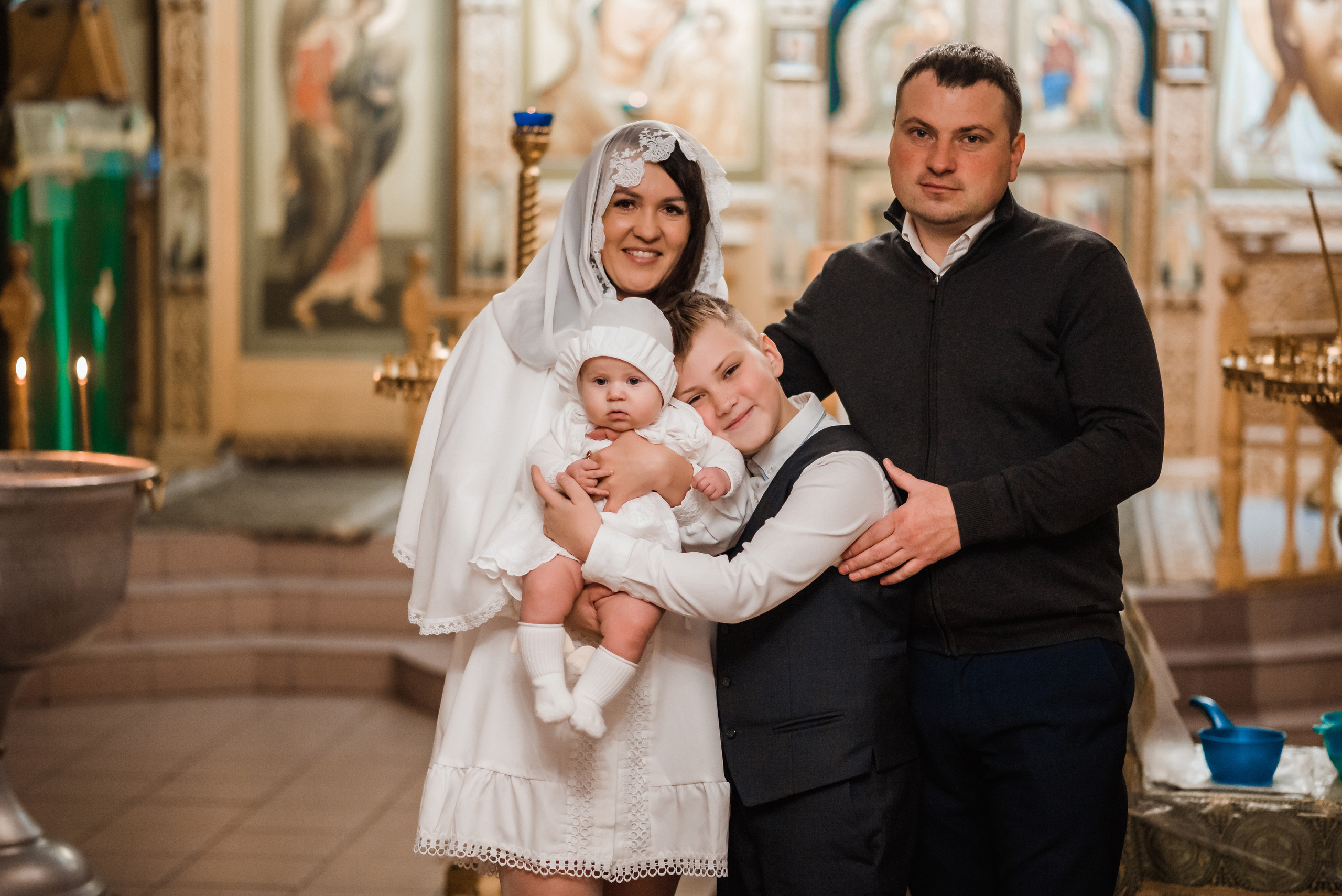 Крещение Аглаи. Семейный и детский фотограф Анастасия Иванова