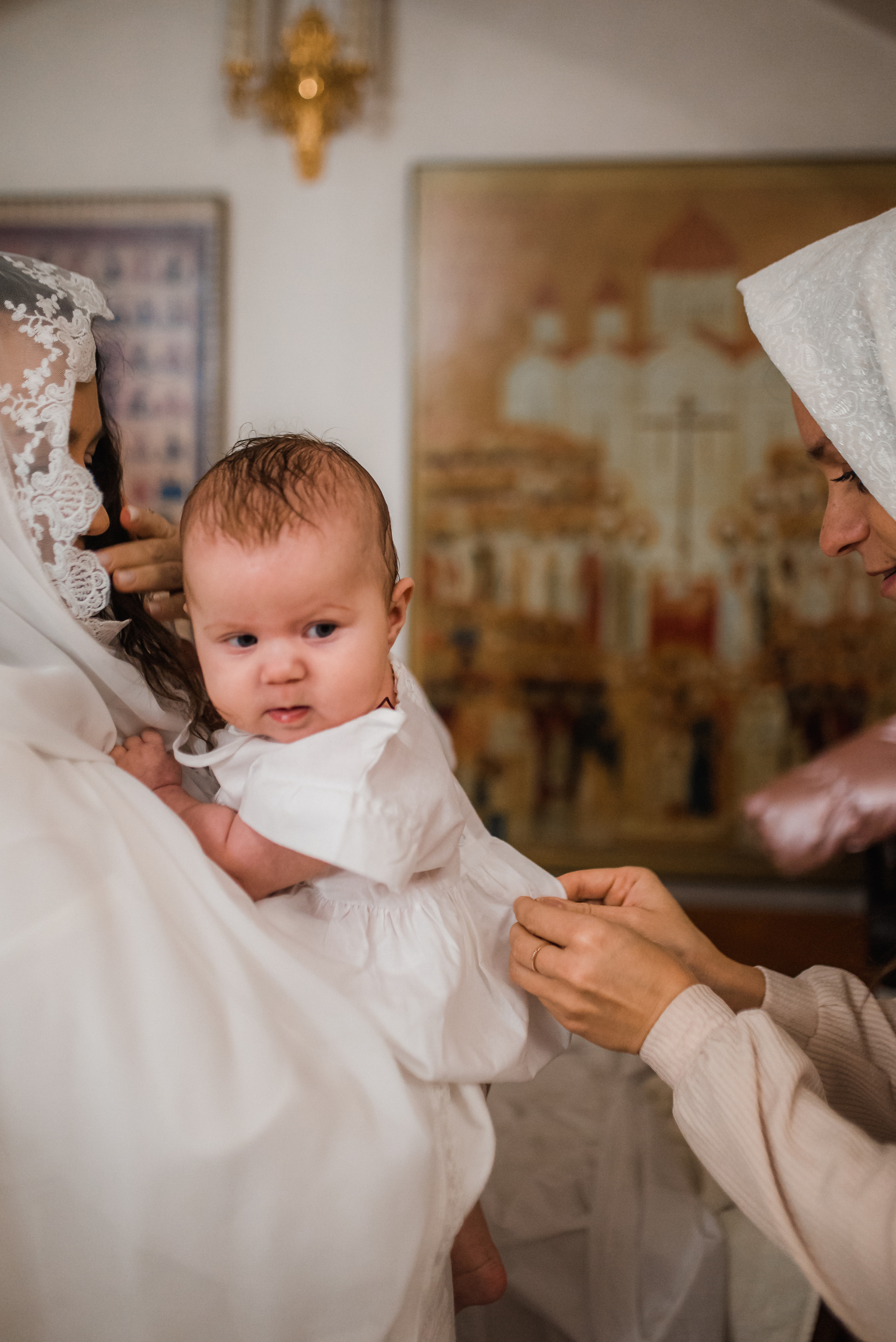 Крещение Аглаи. Семейный и детский фотограф Анастасия Иванова