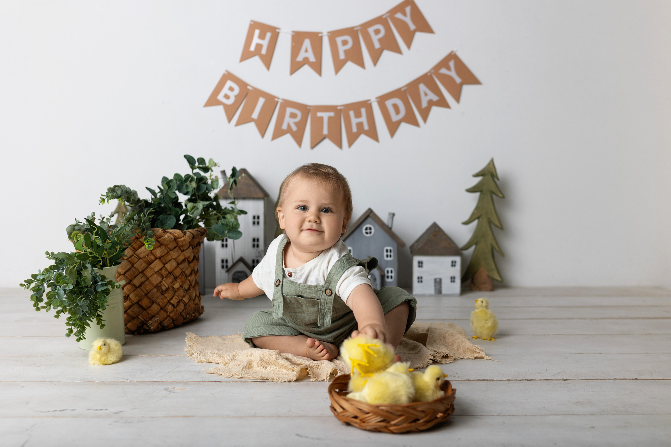 1 годик. Фотограф новорождённых в Москве Светлана Юхновец