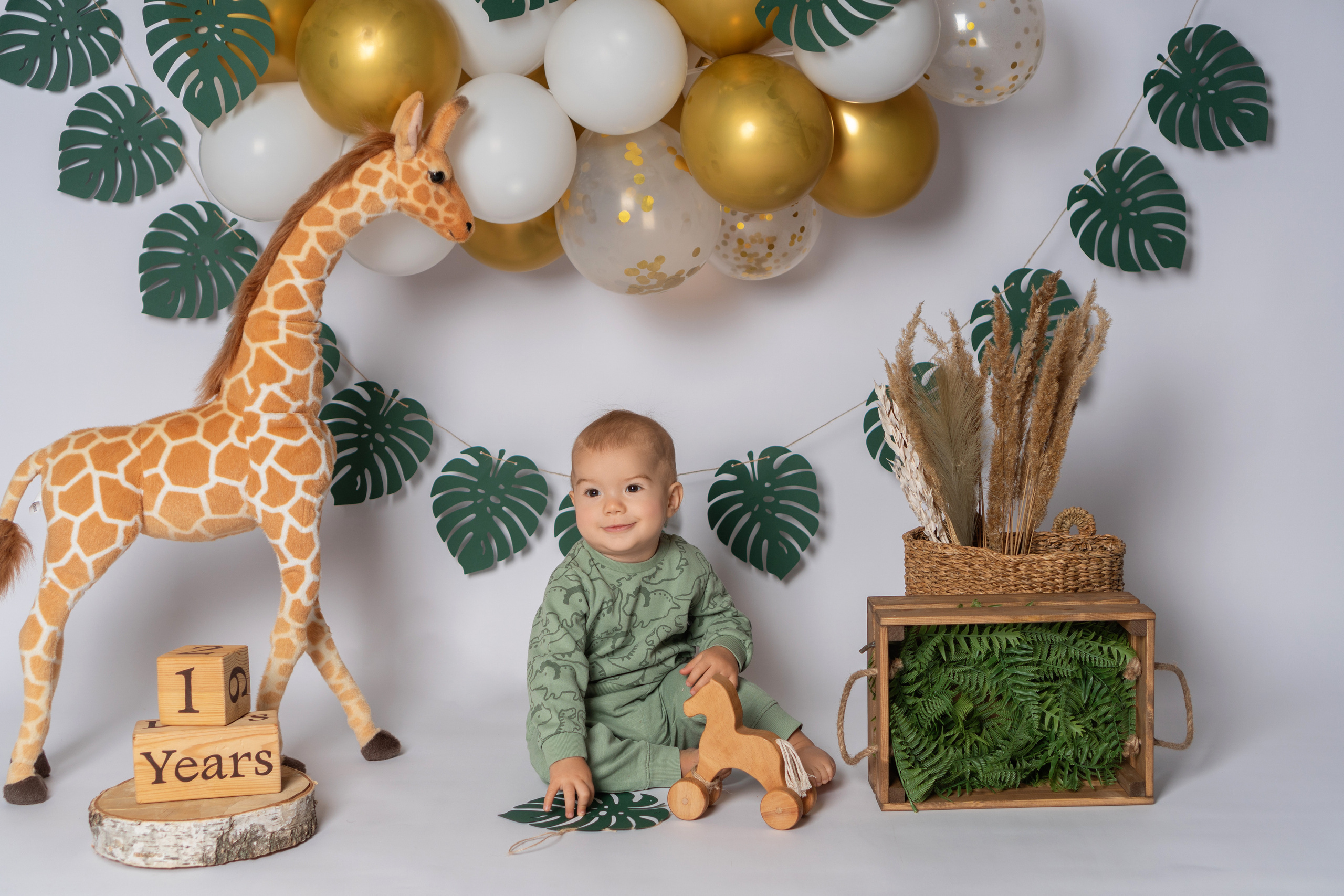 1 годик. Фотограф новорождённых в Москве Светлана Юхновец