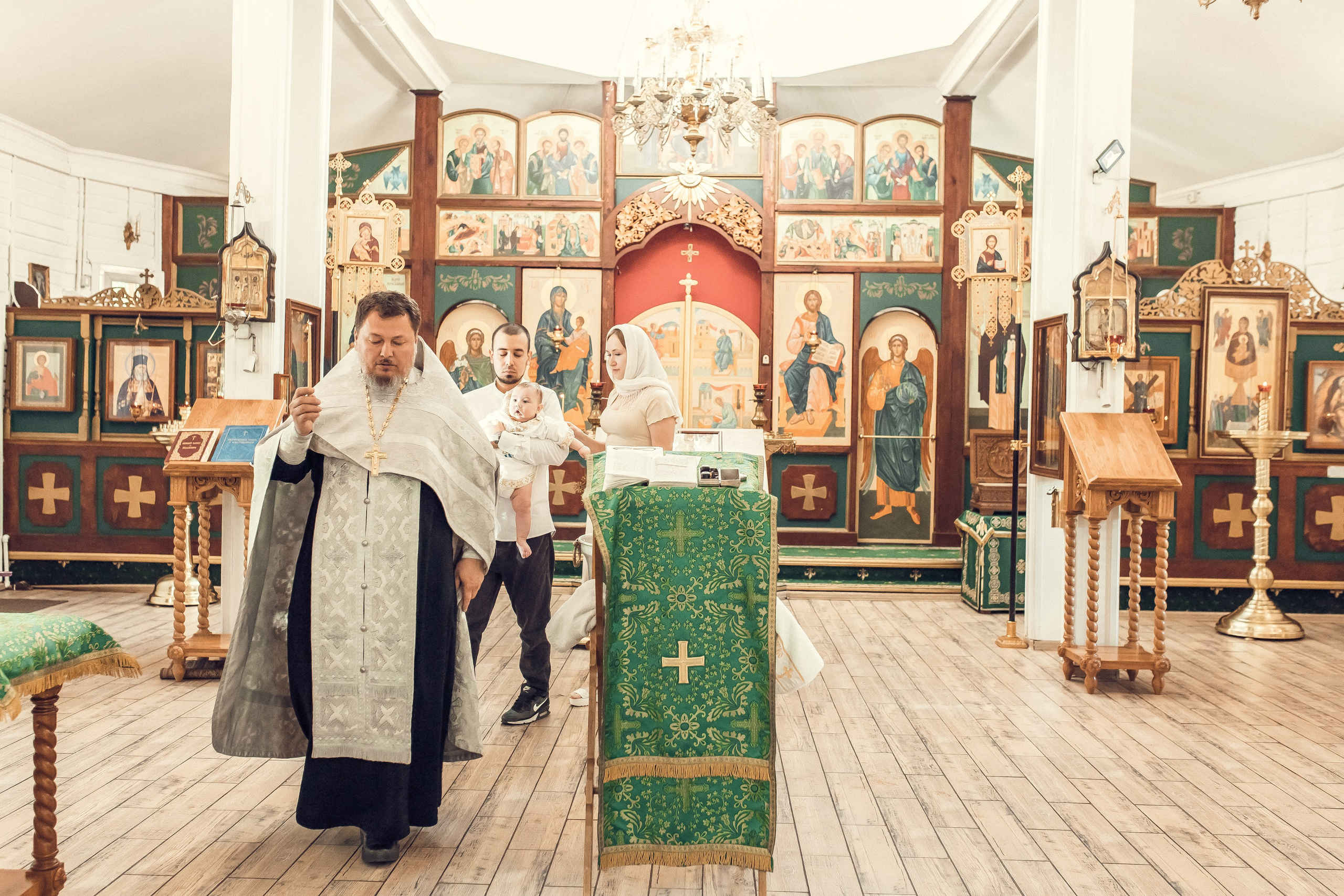 Крещение Мирона.Храм Даниила Московского в Метрогородке. Артеменкова Анна Фотограф