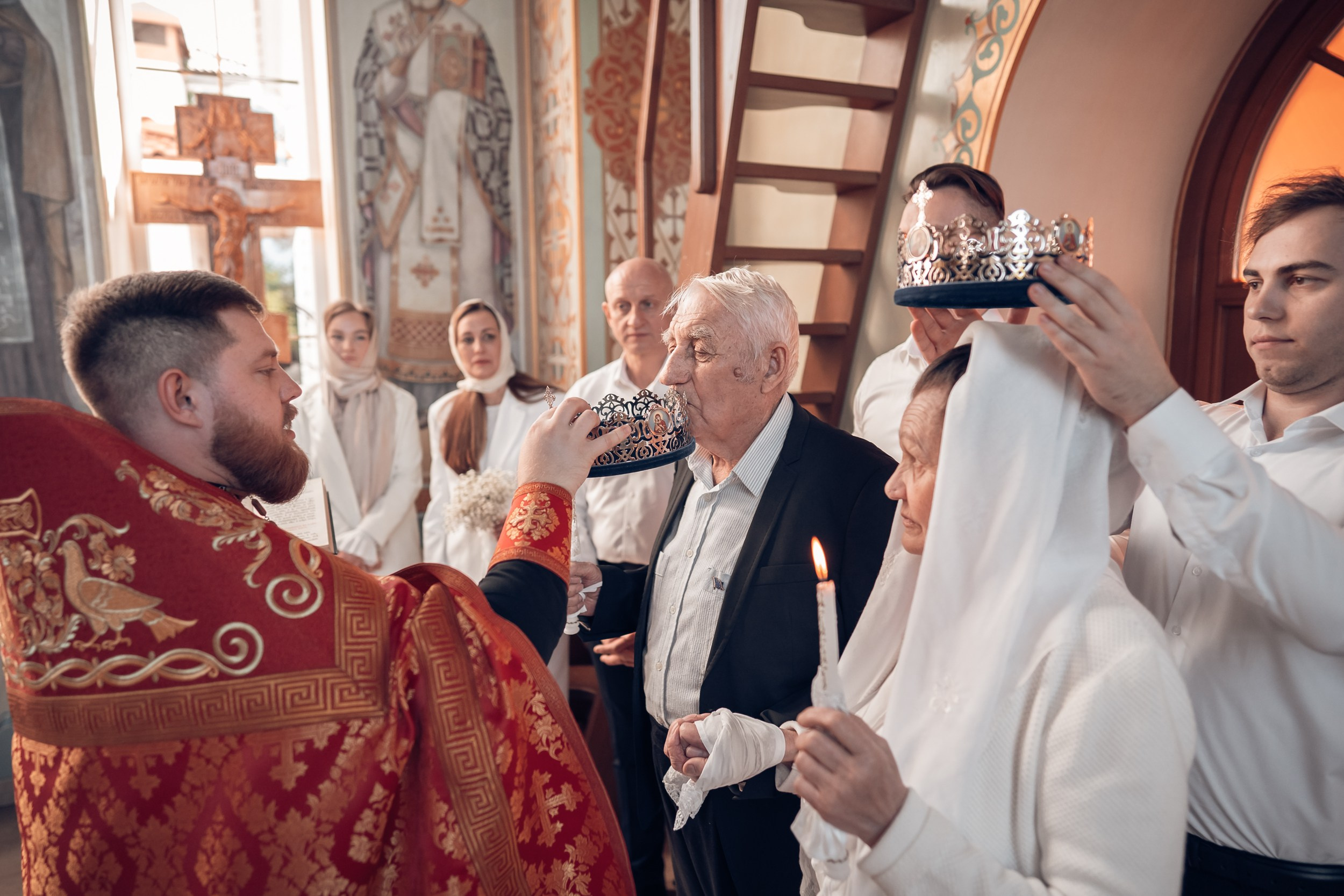 Венчание в храме св.Андрея Первозванного г. Севастополь. Церковный фотограф Севастополь