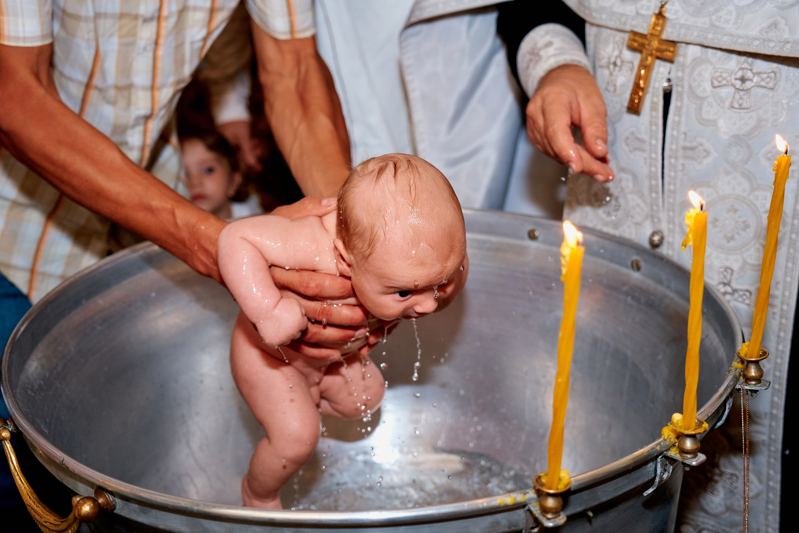 Крестины Григория. Храм святителя Николая Чудотворца. Фотограф Таганрог Анна Трайжон