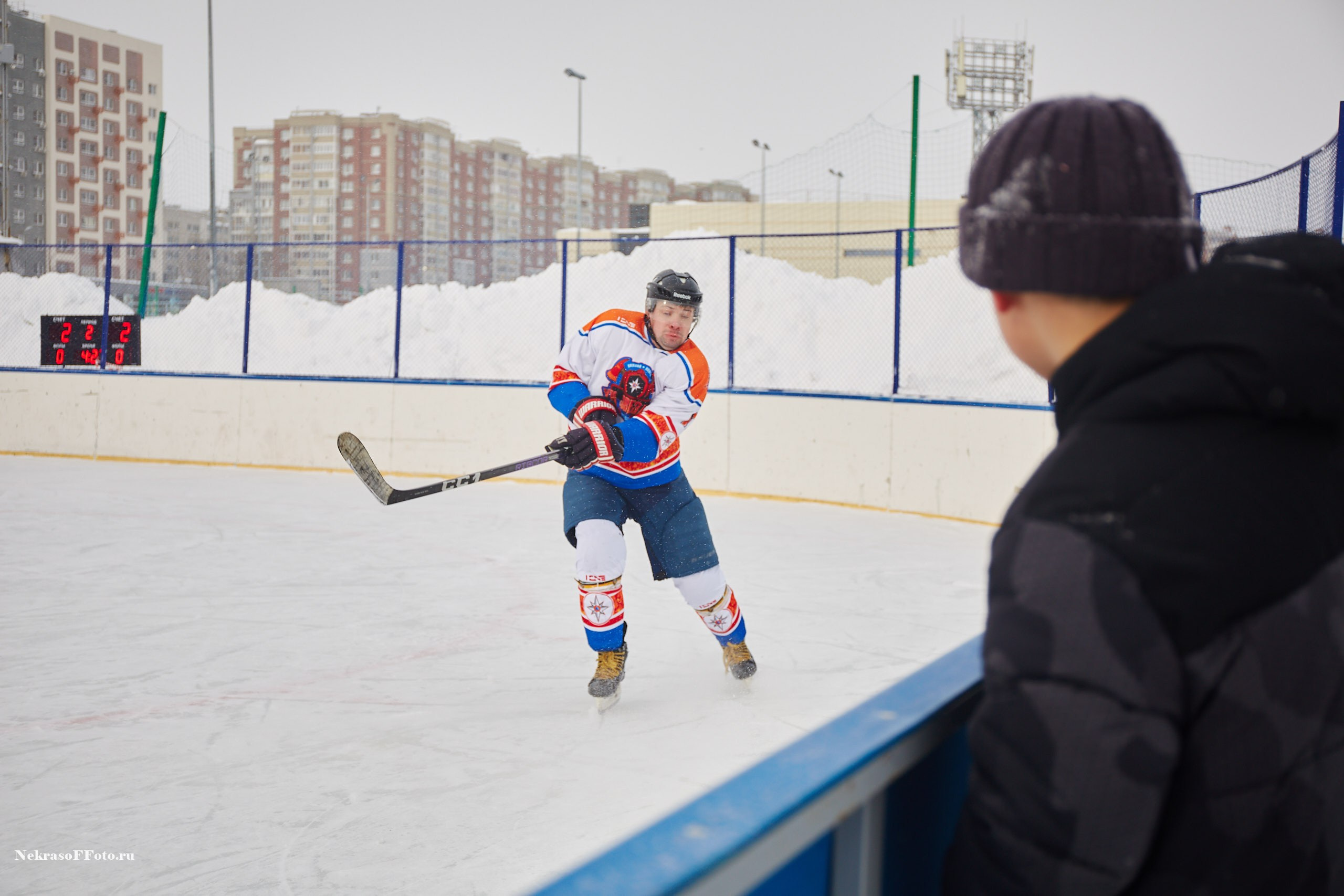 Турнир по хоккею «Русская классика» в рамках Офицерской хоккейной лиги. Спортивный фотограф Некрасов Денис