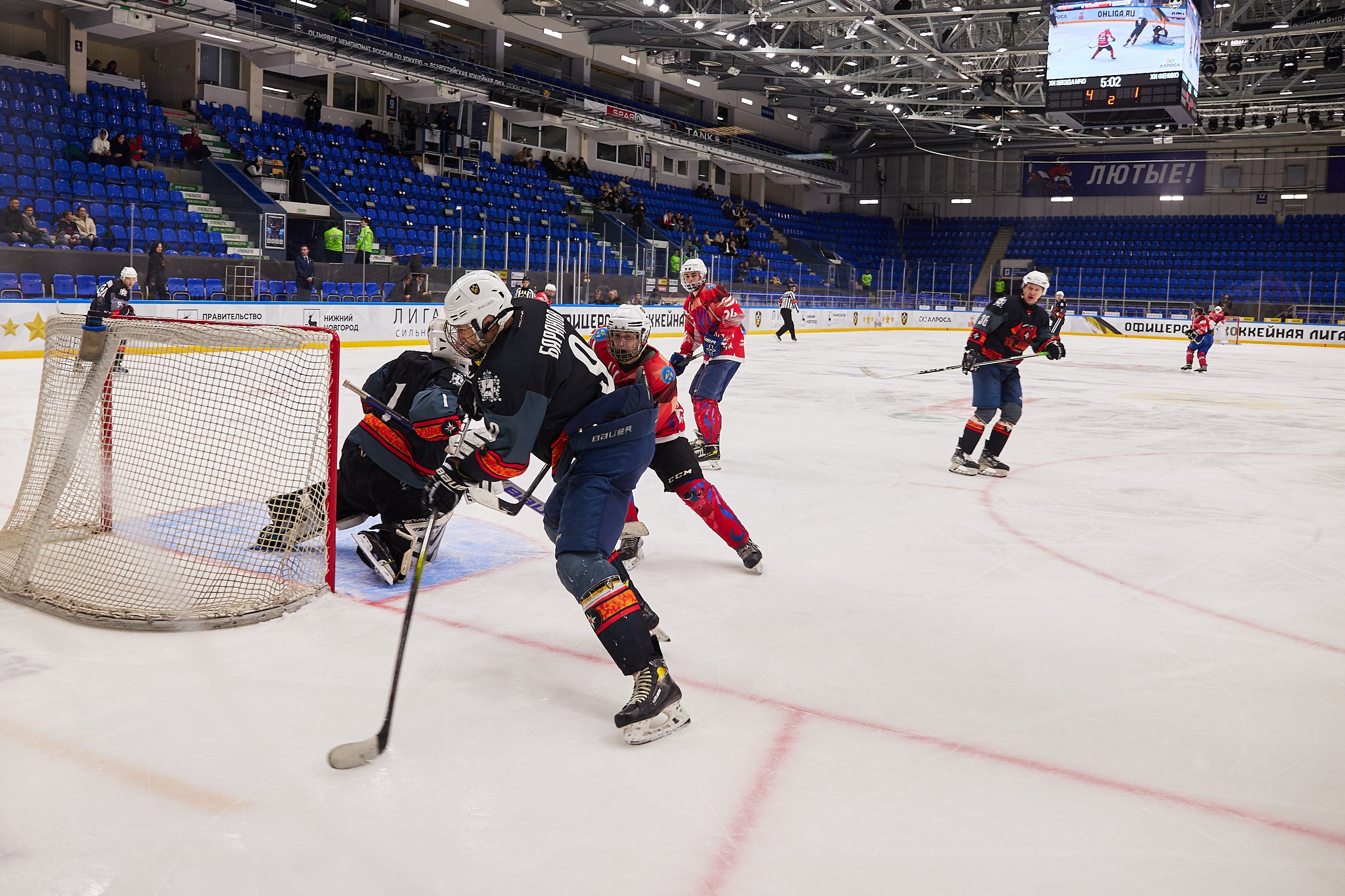 Репортаж. Офицерская хоккейная лига 2025 год. Спортивный фотограф Некрасов Денис