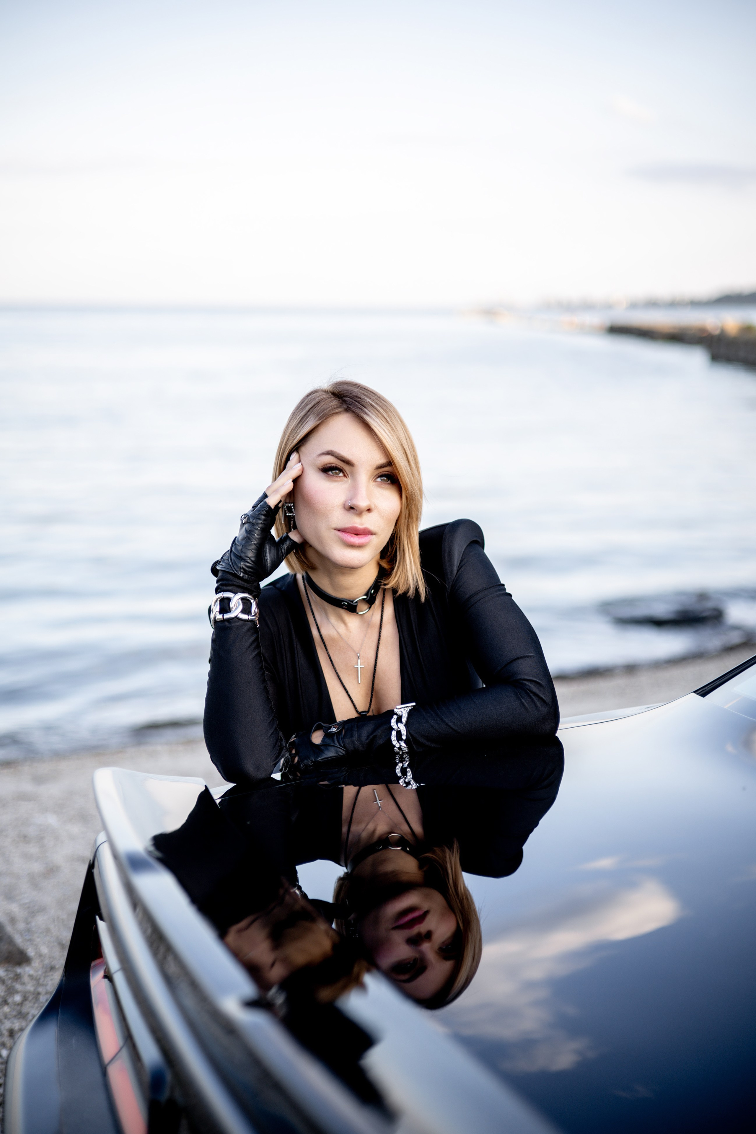 Съемки на улице. Анна Злищева