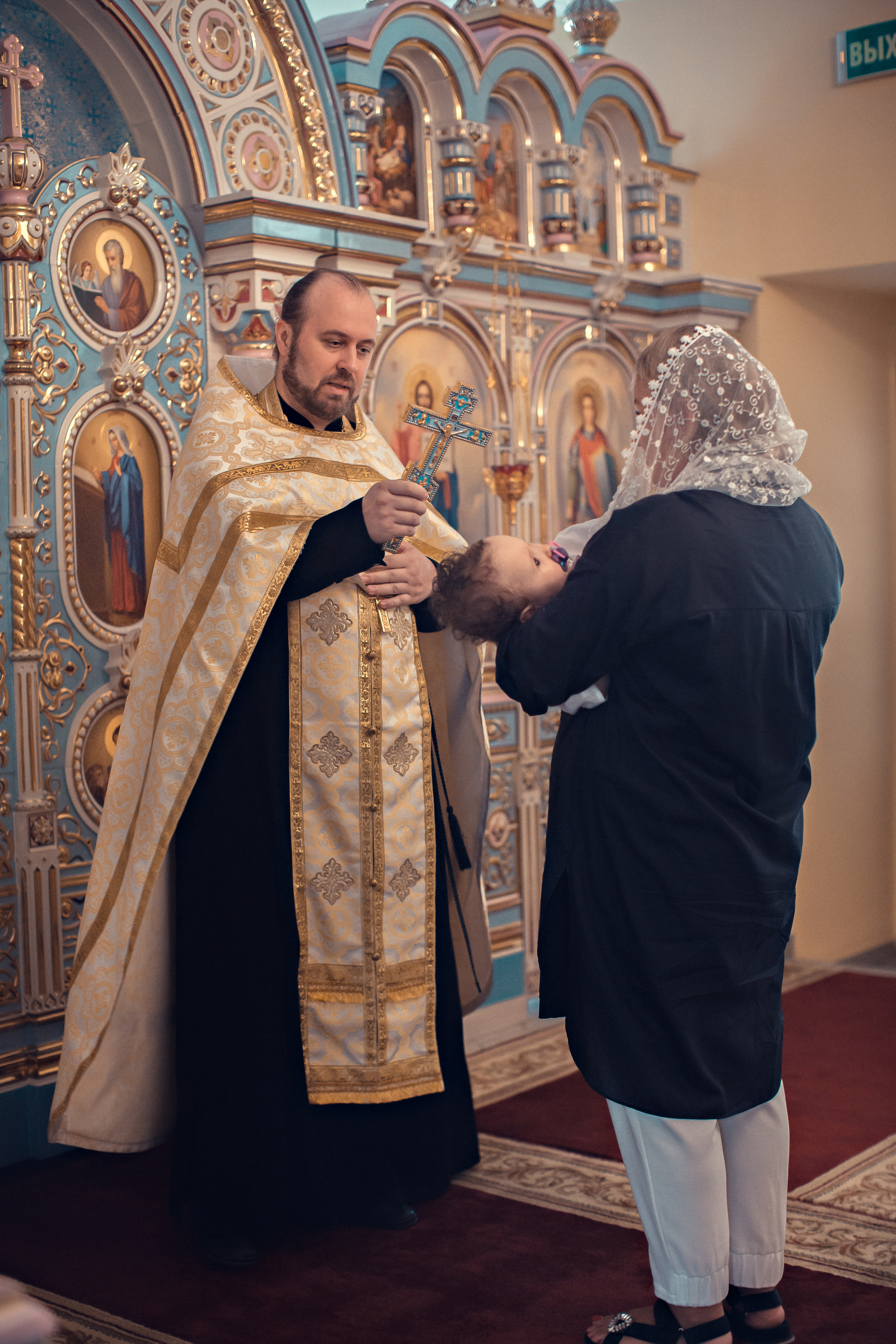 Крещение Киры Храм Серафима Саровского. Главная