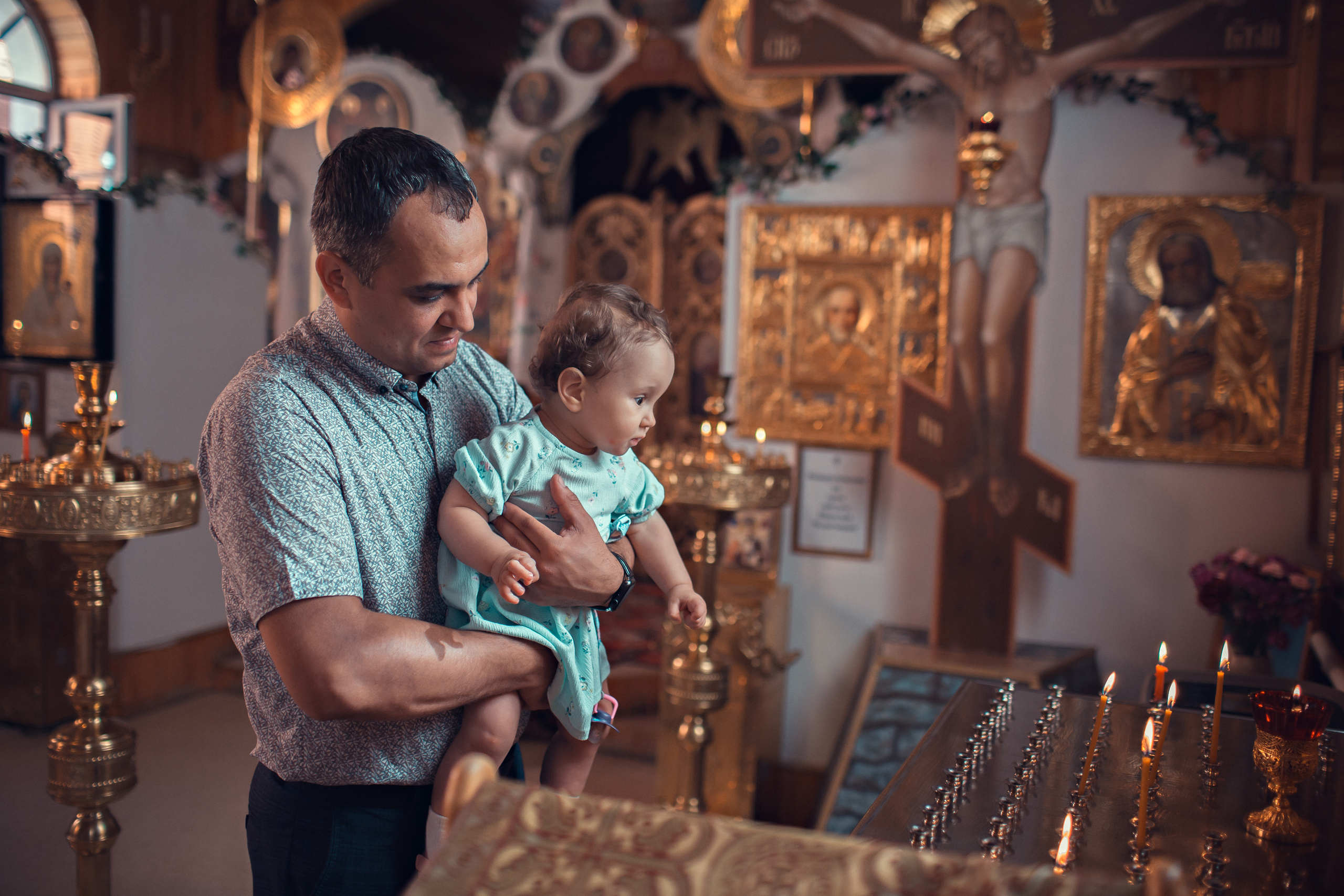 Крещение Киры Храм Серафима Саровского. Главная