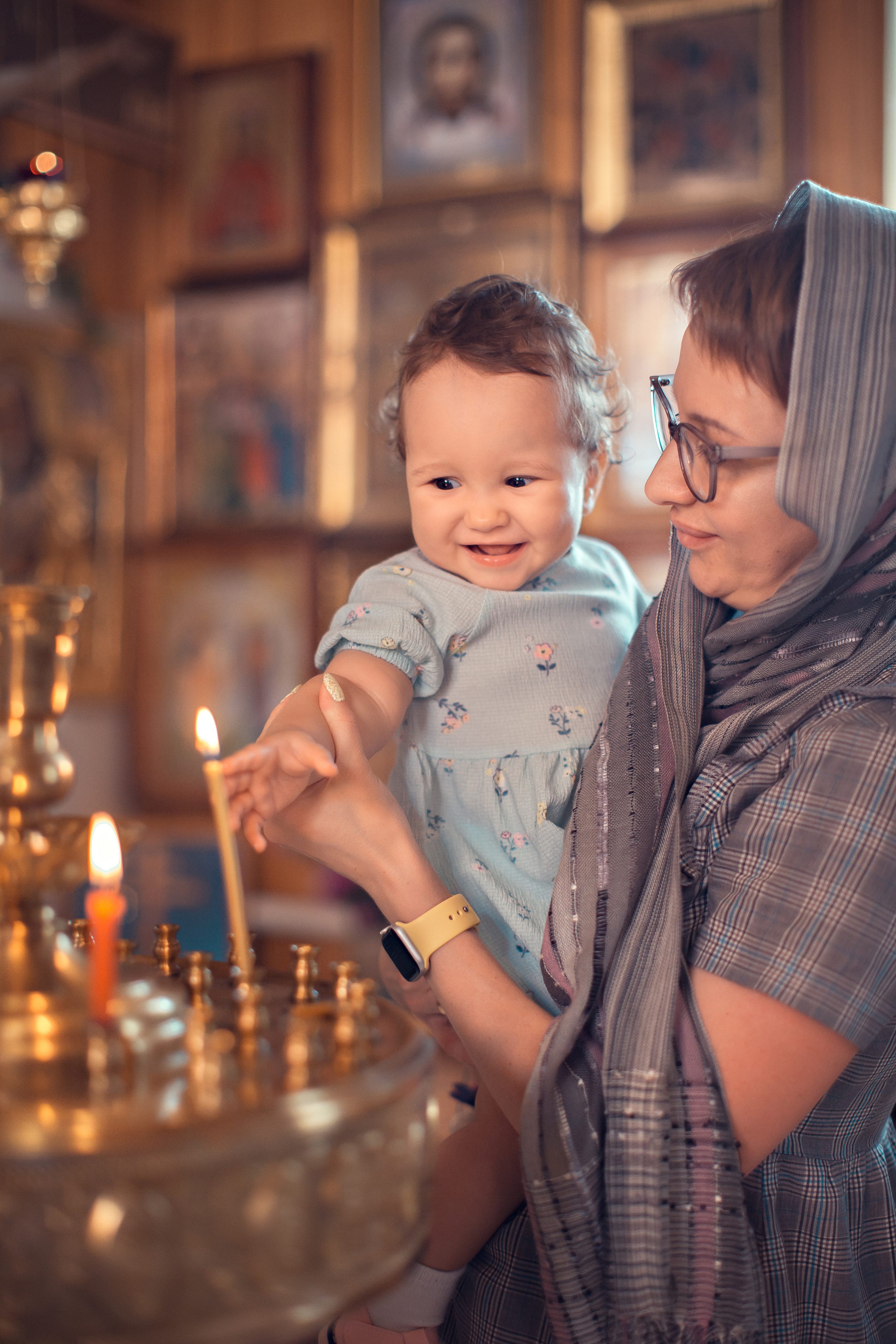 Крещение Киры Храм Серафима Саровского. Главная