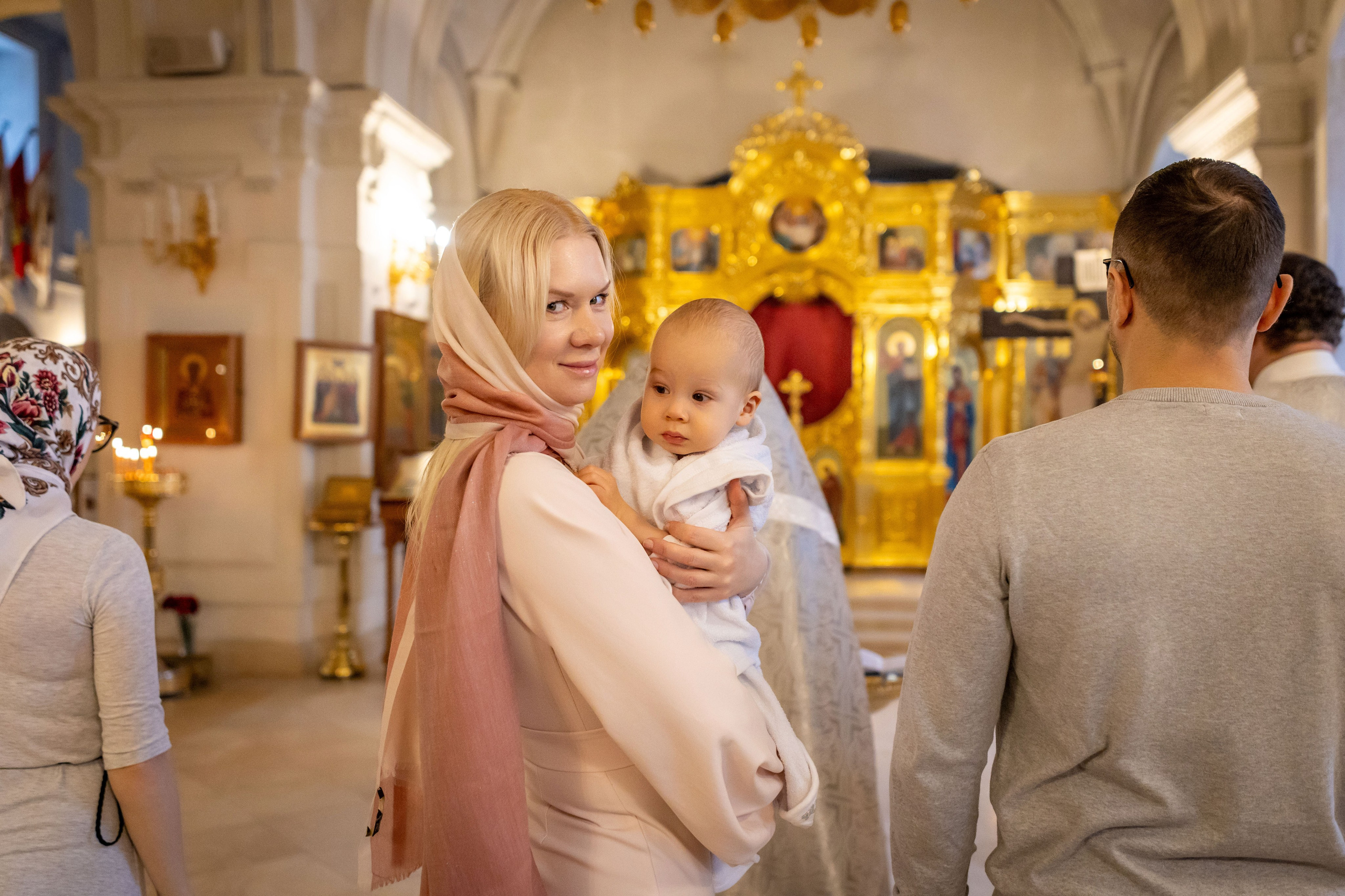 Таинство крещения Алексея. Семейный и детский фотограф Анна Петракова