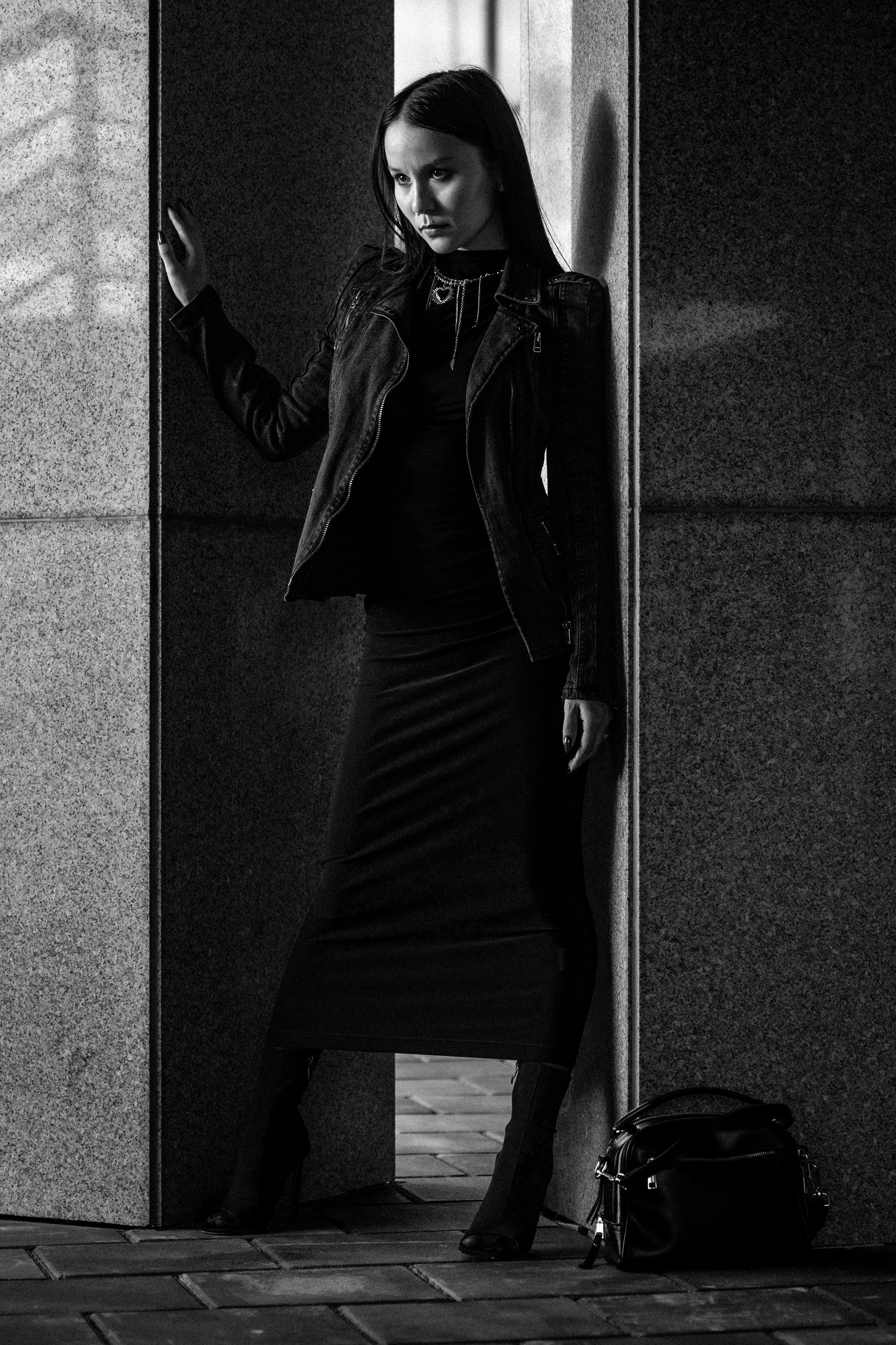 Татьяна в чёрно-белых тонах. Фотограф Андрей Серенков