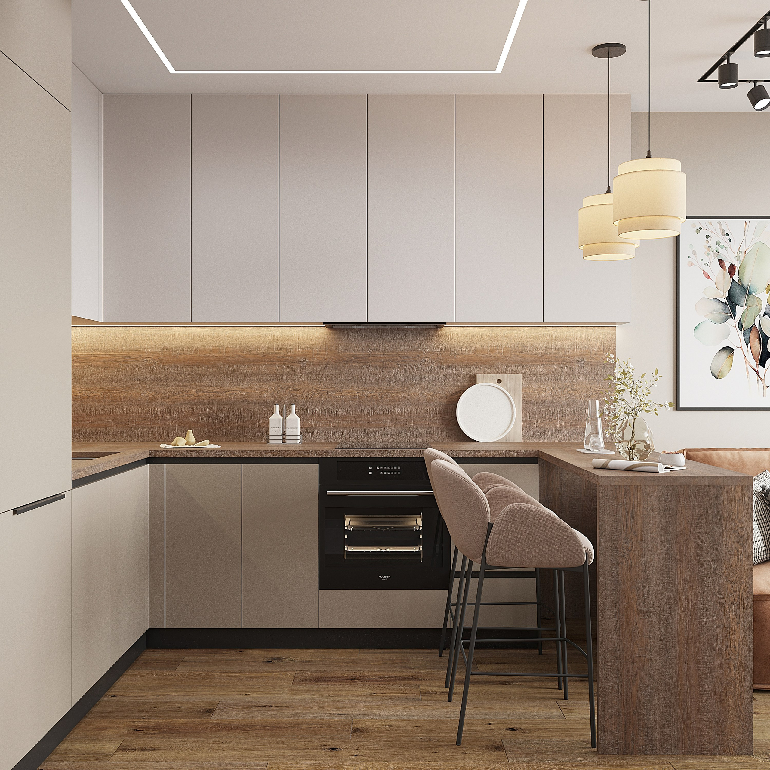 Квартира в аренду. Дизайн интерьера Рязань Москва Чижикова Олеся