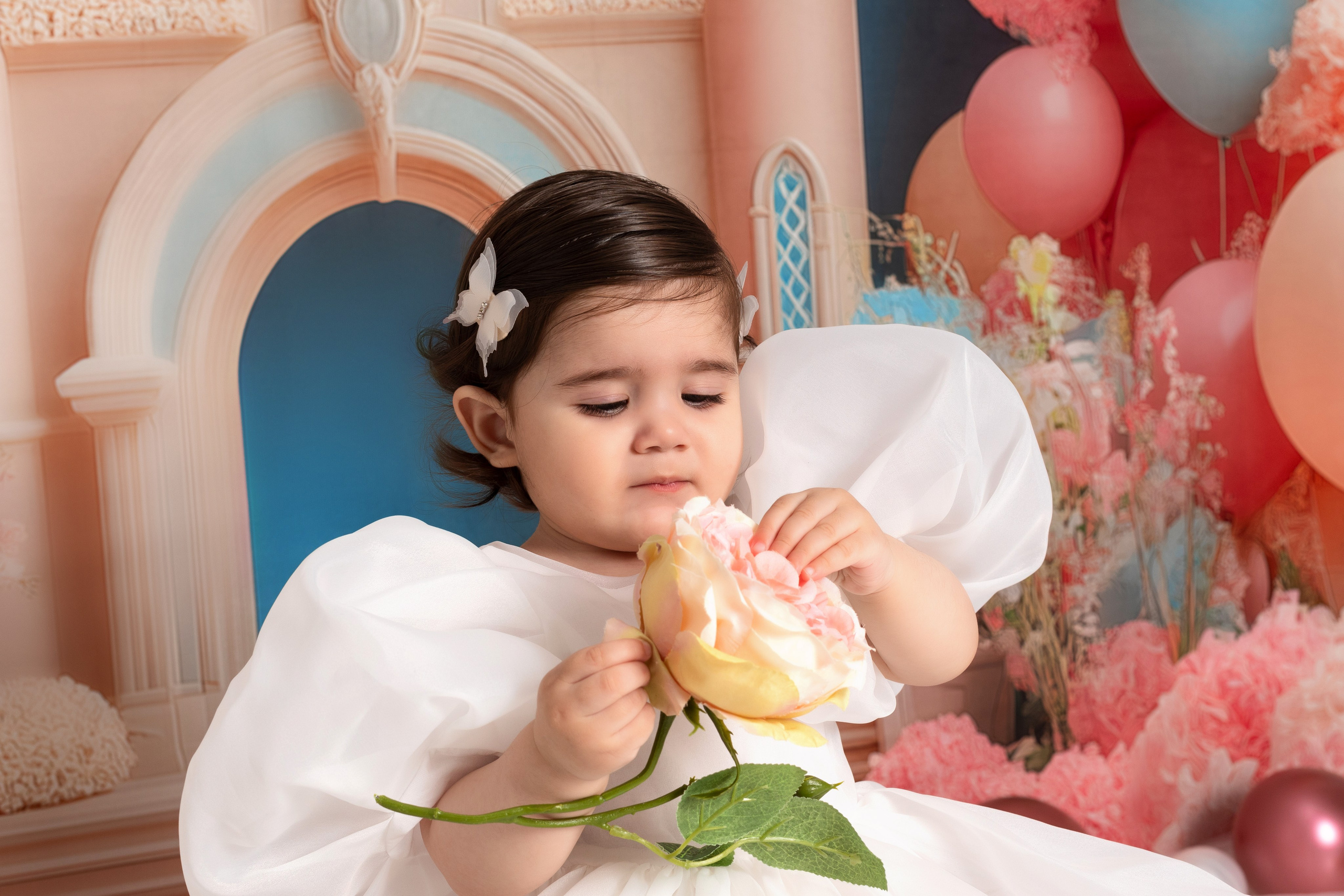 С тортиком. Фотограф новорождённых Псков