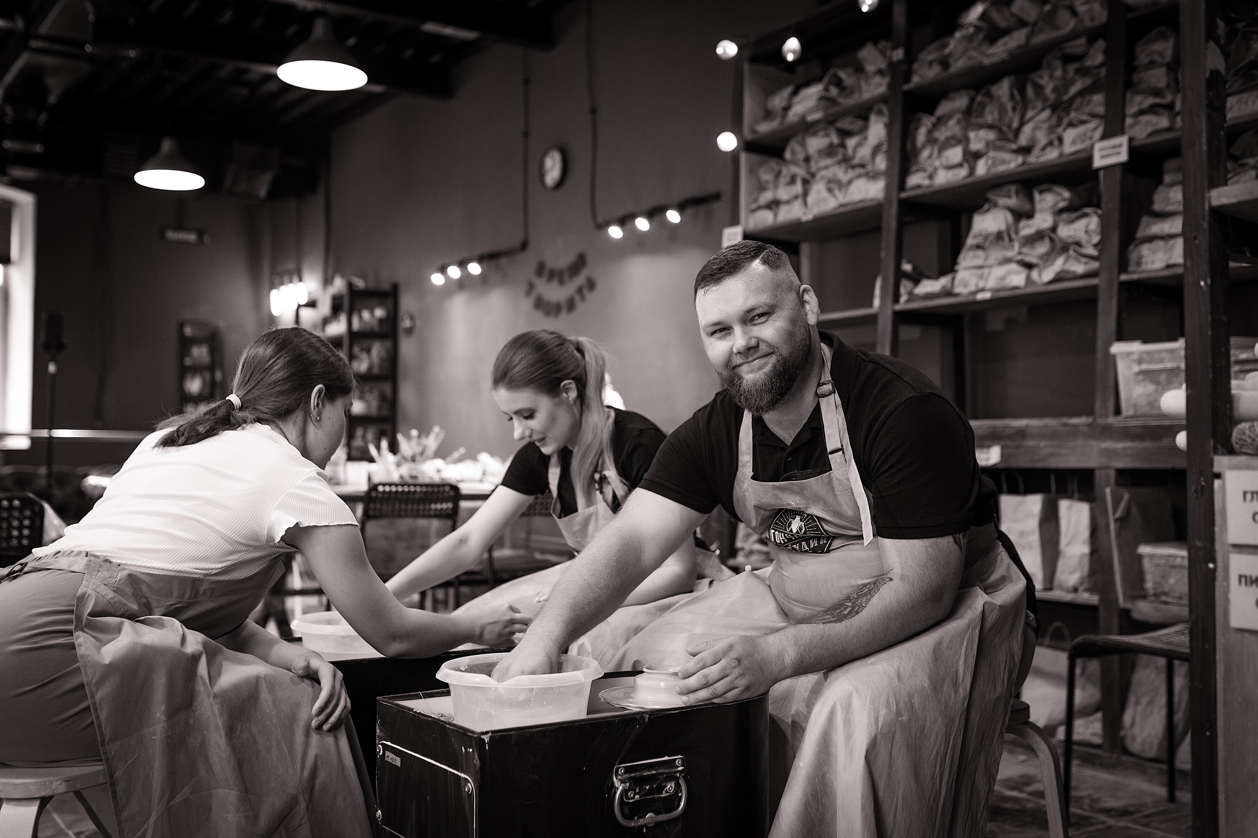 Лавстори в гончарной мастерской. Фотограф в Железнодорожном и Балашихе
