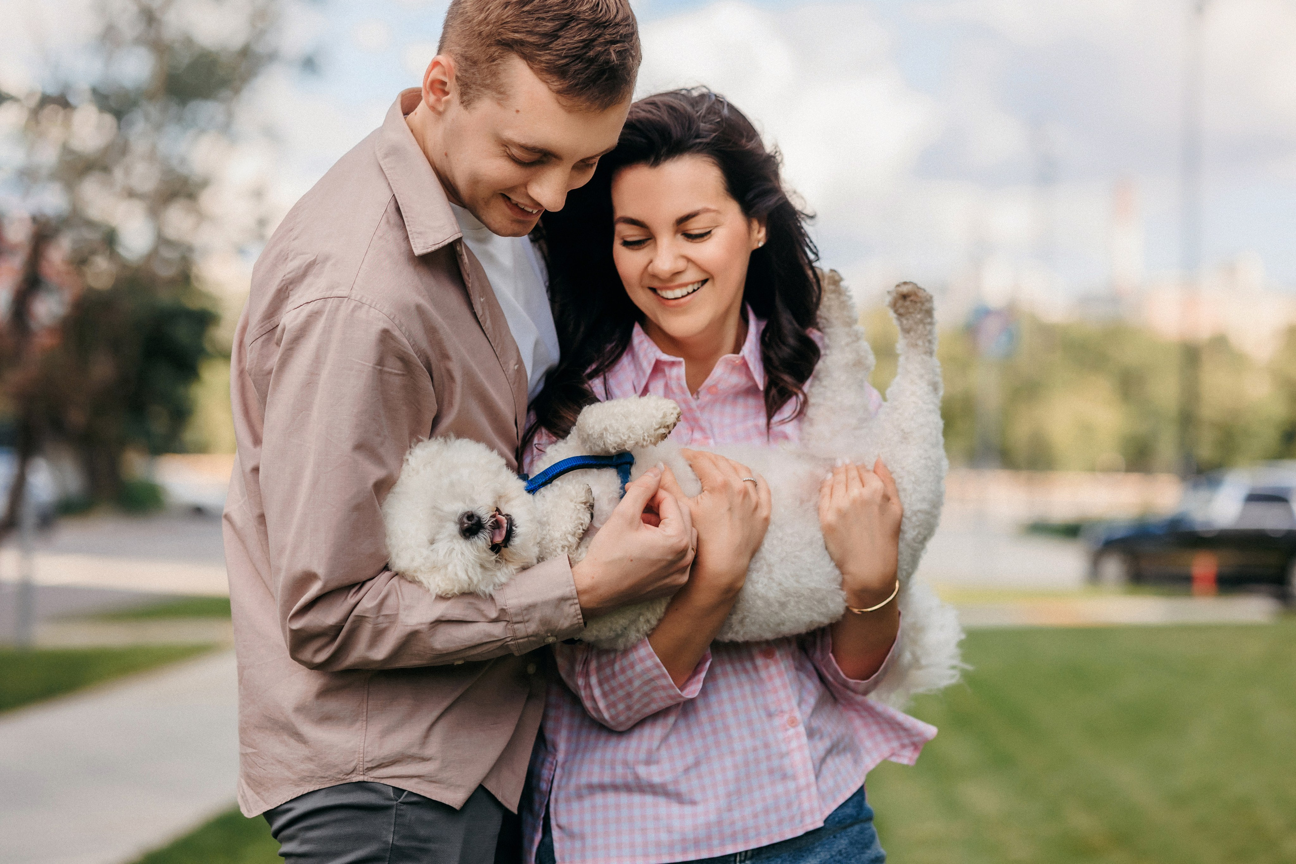 Марина, Данил и Бруно. Фотограф-анималист Елена Радченко, Москва