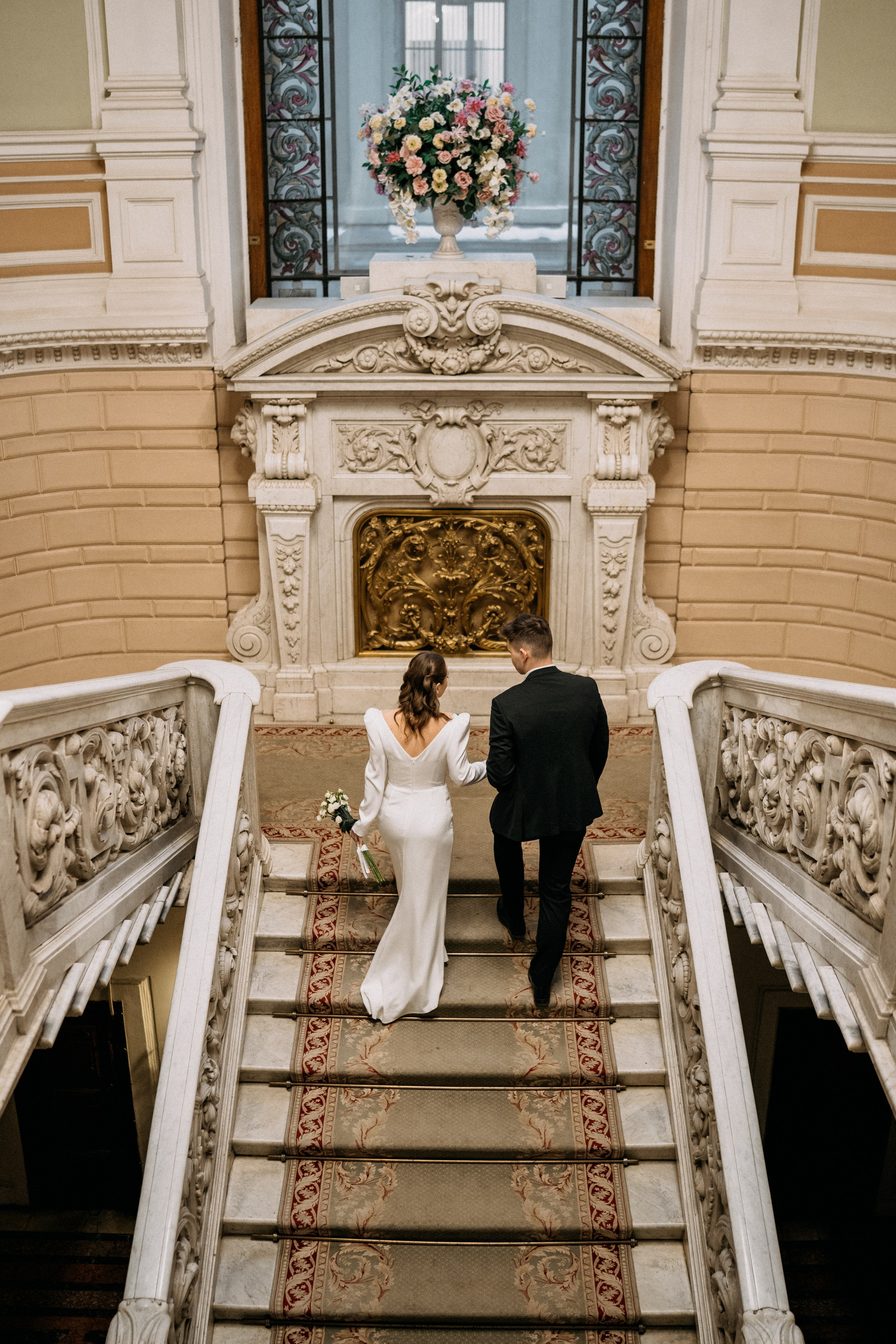 Свадебная фотосессия в Санкт-Петербурге. Федосова Елизавета - свадебный фотограф СПб. Фотосессия Дворец Бракосочетания №1