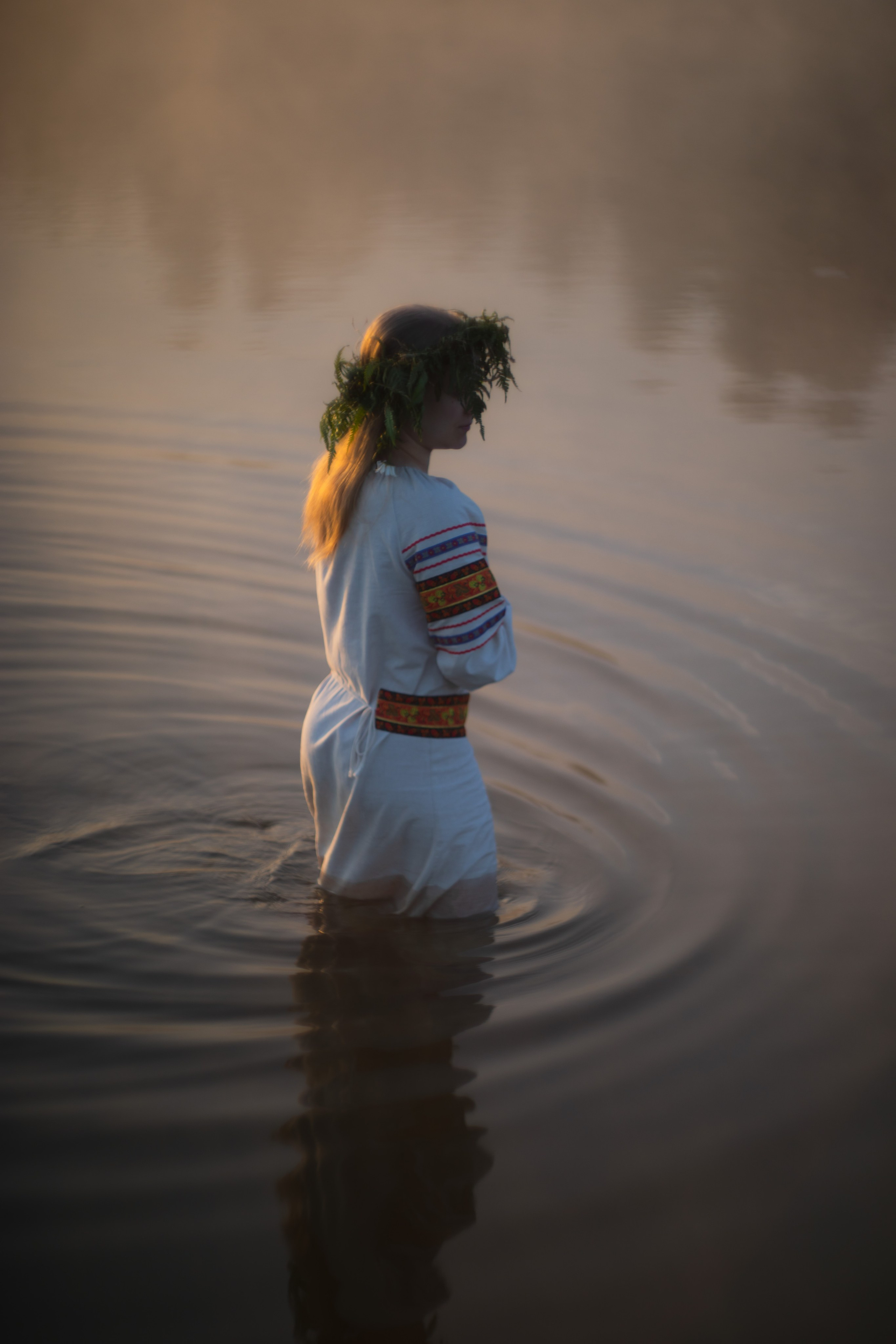 Купальская история на рассвете. Юлия Башкатова, сказочный фотограф, Москва