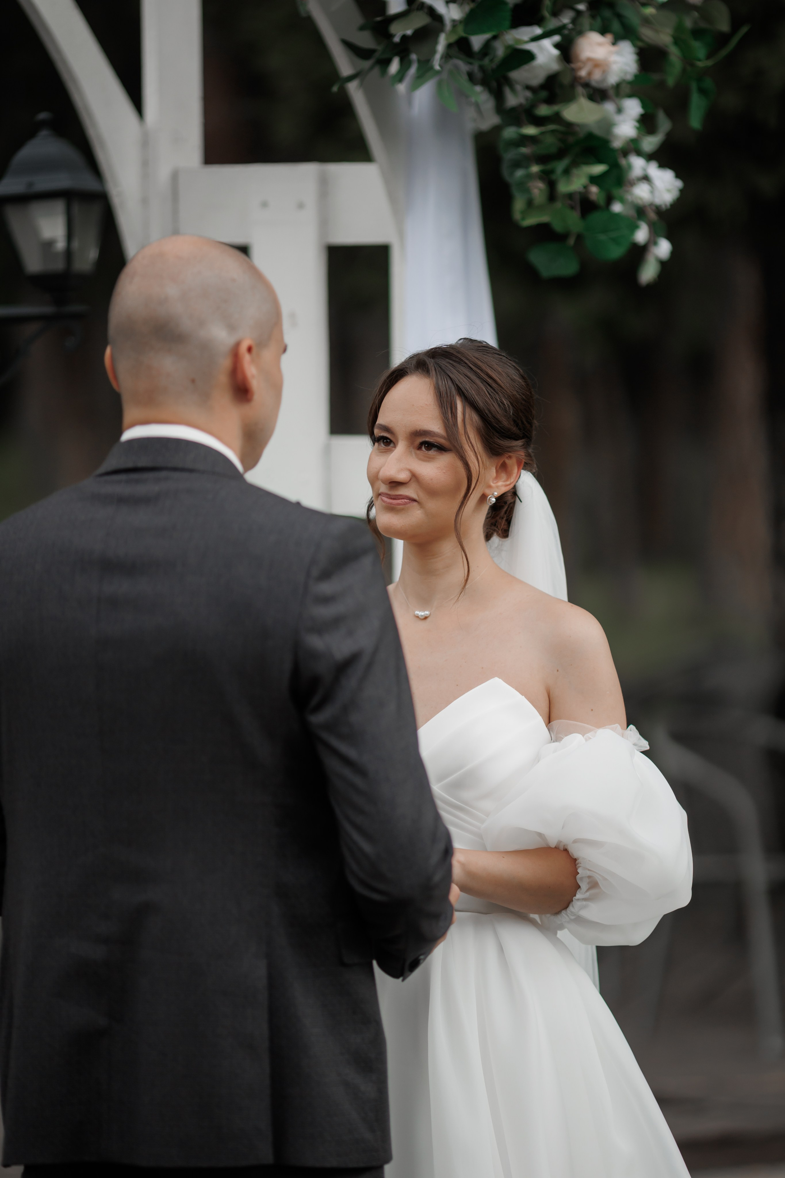 Полина и Дмитрий, загородный клуб «Барин», ЗАГС в г. Пушкино. Свадебный и репортажный фотограф (Москва, Королев и другие)