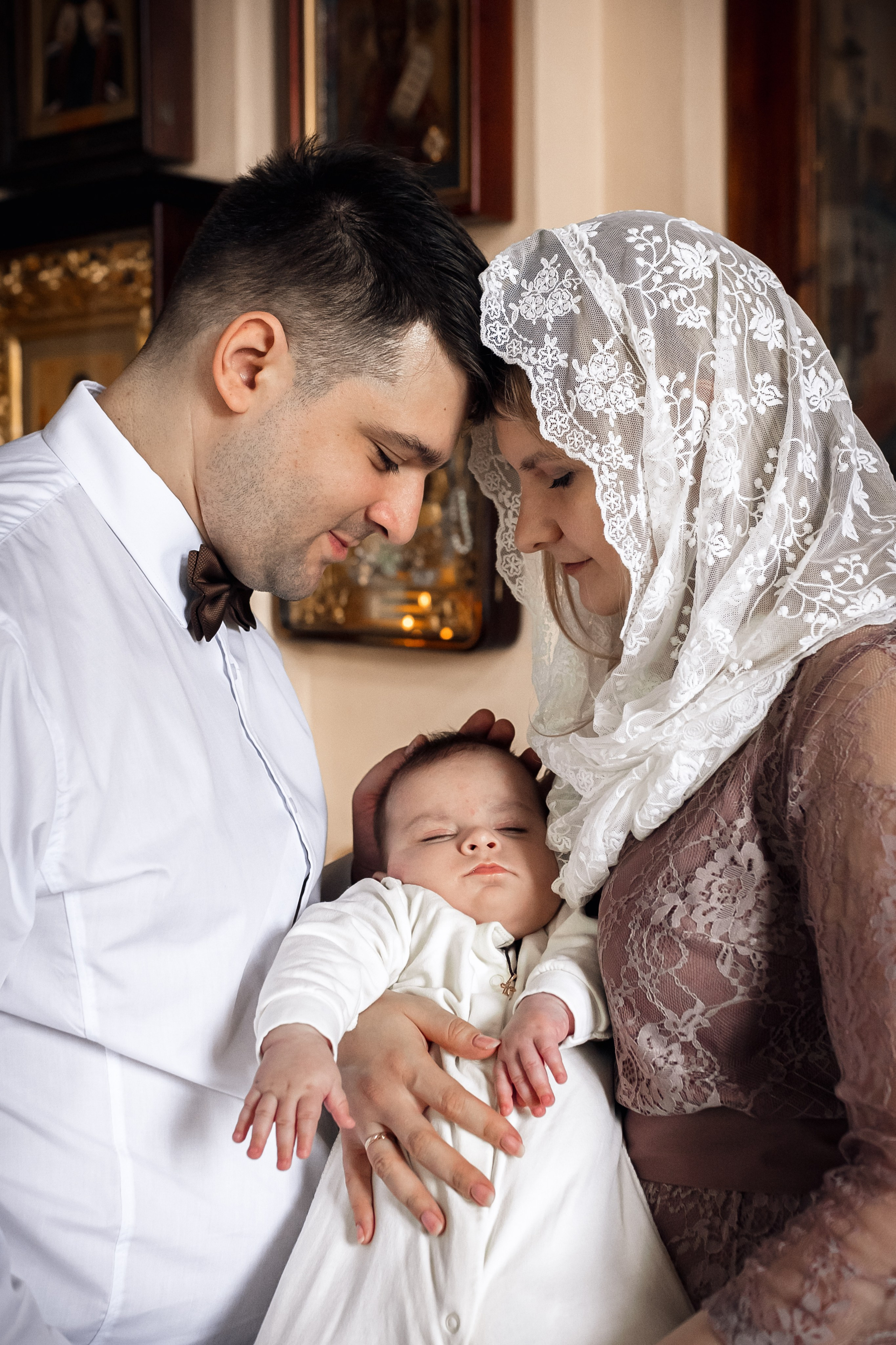 Крещение в Храме Влахернской иконы Божией Матери в Кузьминках. Профессиональный фотограф в Москве и Мо Мария Шантарёва