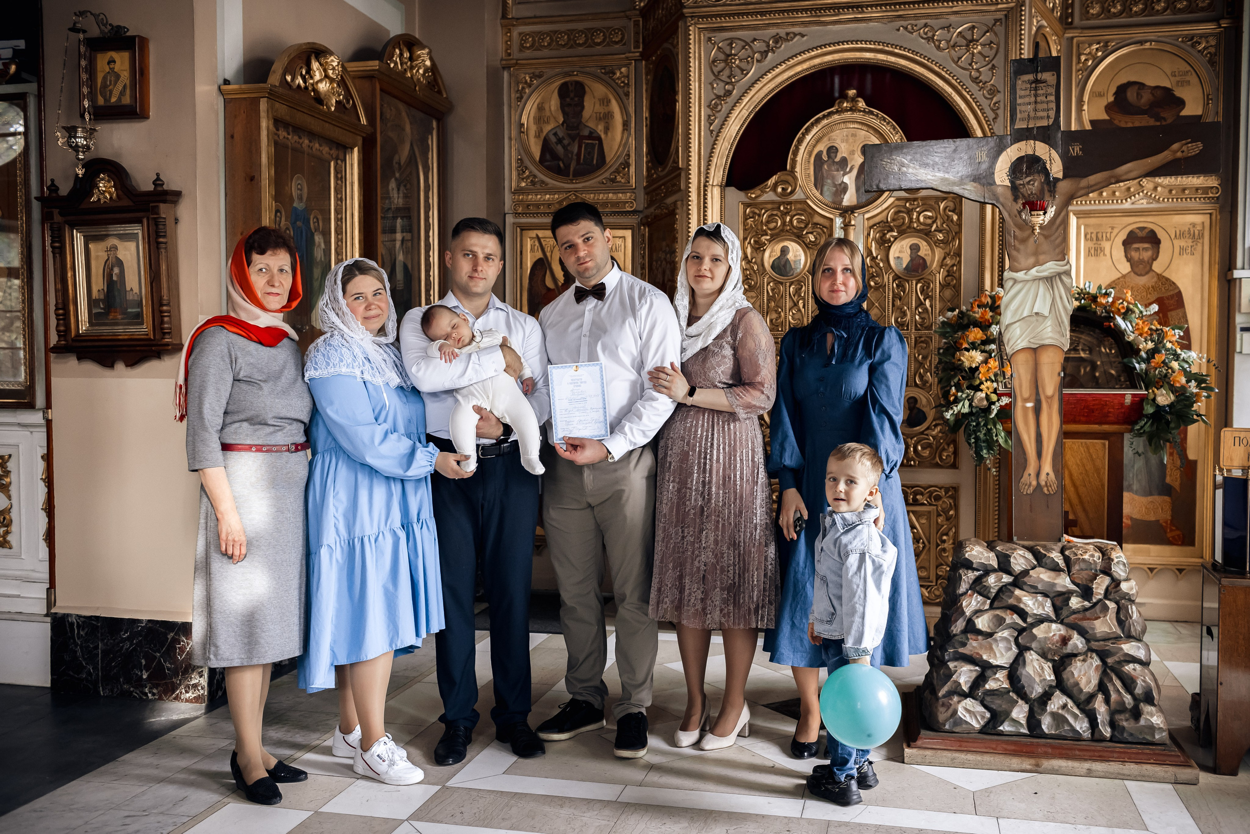 Крещение в Храме Влахернской иконы Божией Матери в Кузьминках. Профессиональный фотограф в Москве и Мо Мария Шантарёва