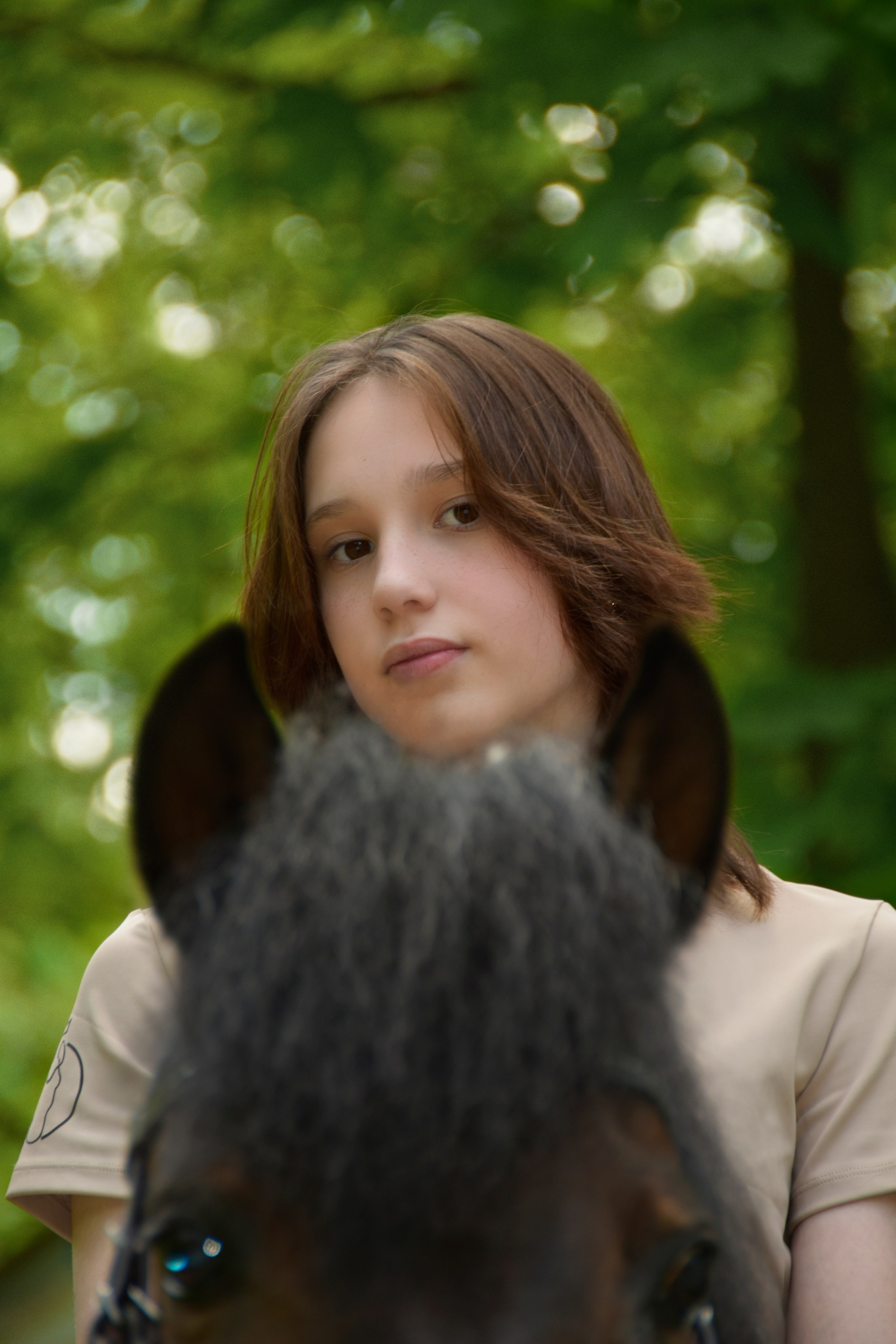 Александра и Капрал (клеппер). Конный фотограф Москва