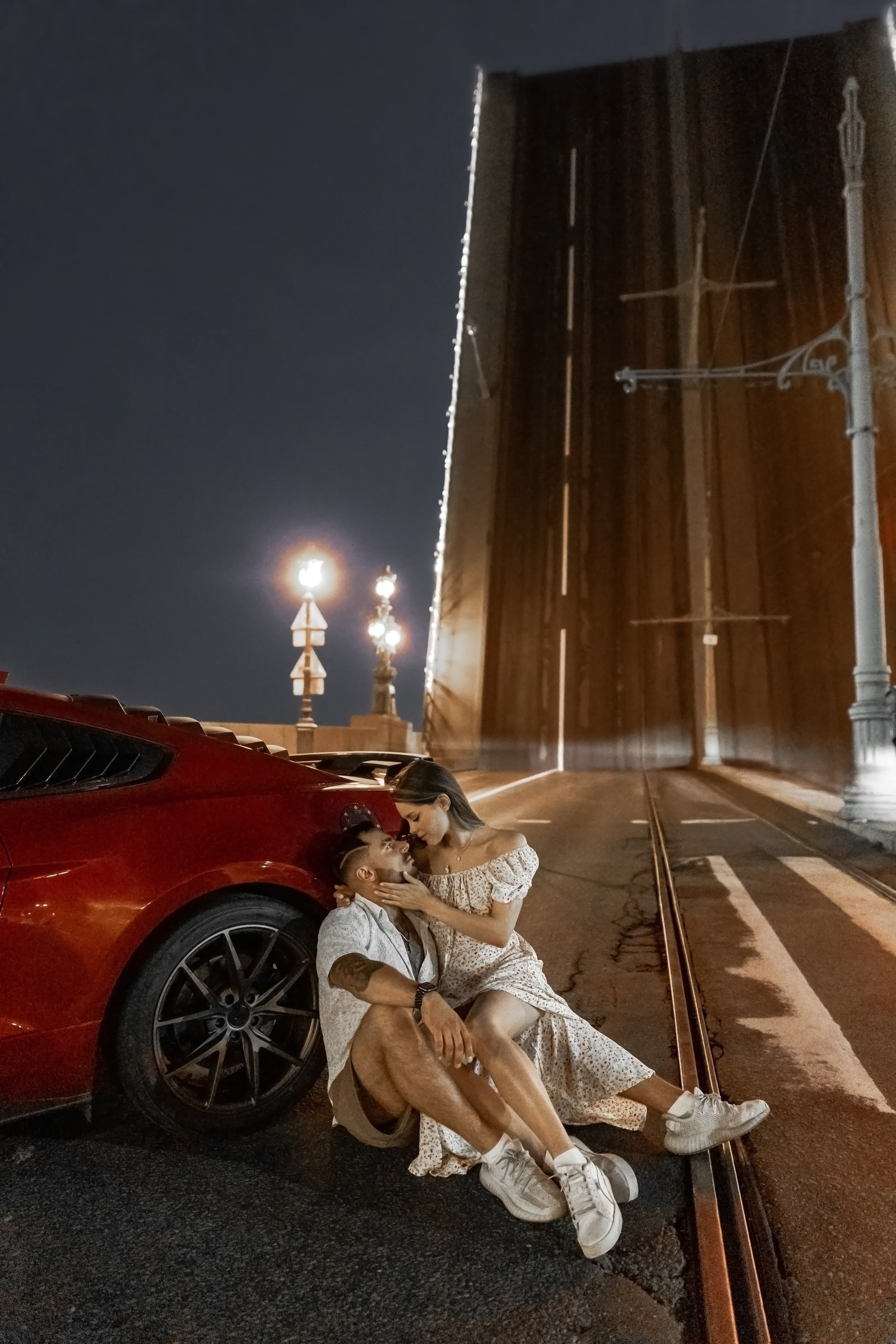 Ночь. Мосты. Любовь. Свадебный и портретный фотограф в Санкт-Петербурге Надежда Чечулина