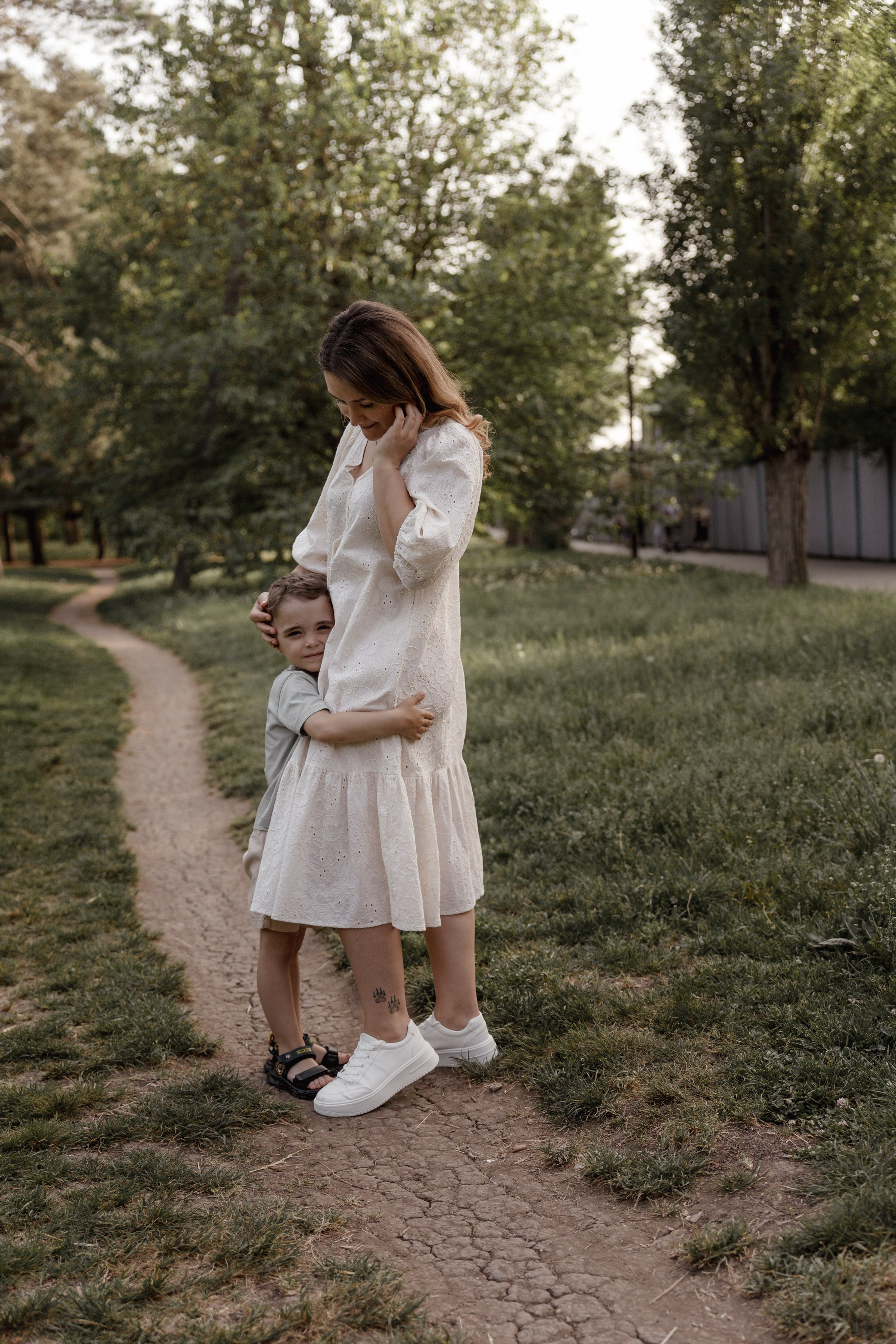 Мама и сын — прогулка в парке. Семейный и детский фотограф в Краснодаре Ксения Новикова