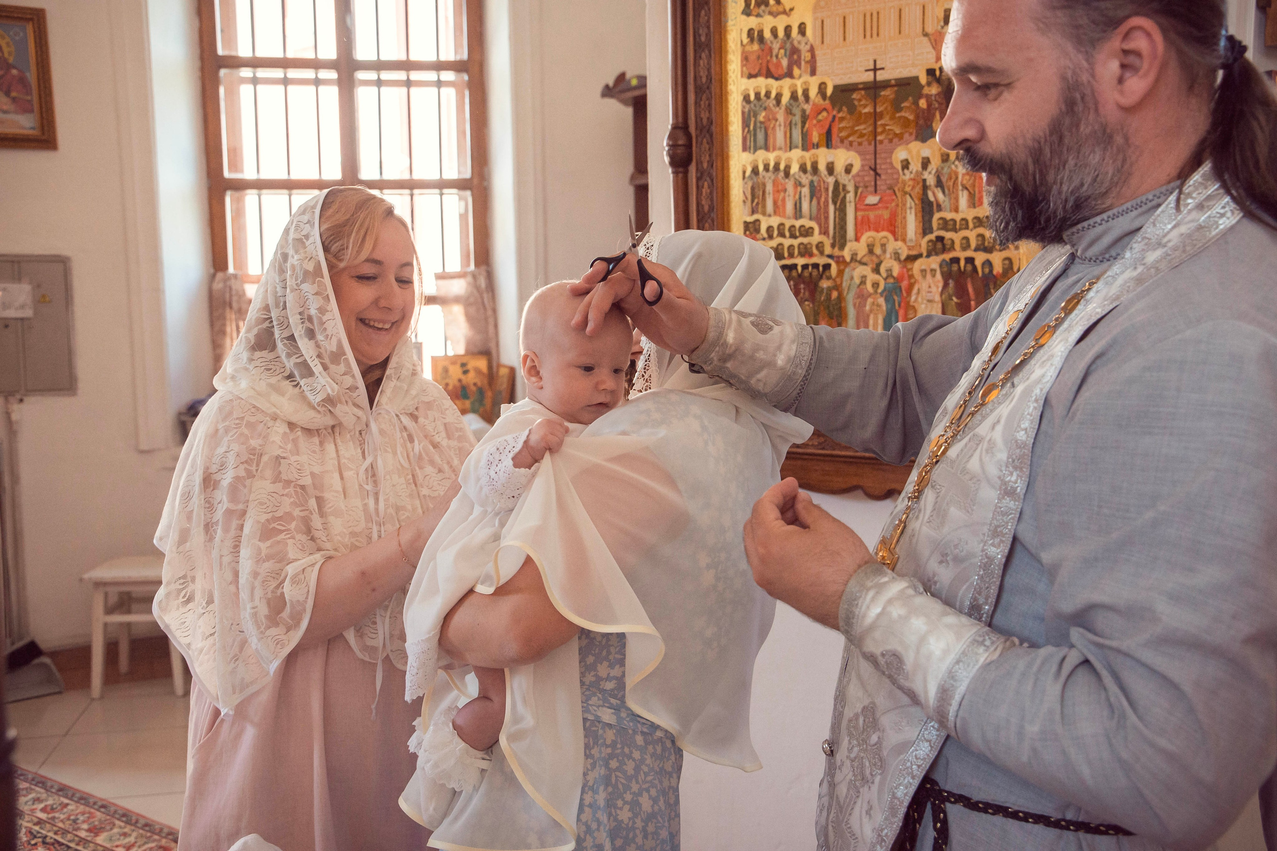 Крещение Арины в Церкви Николая Чудотворца в Грабцево