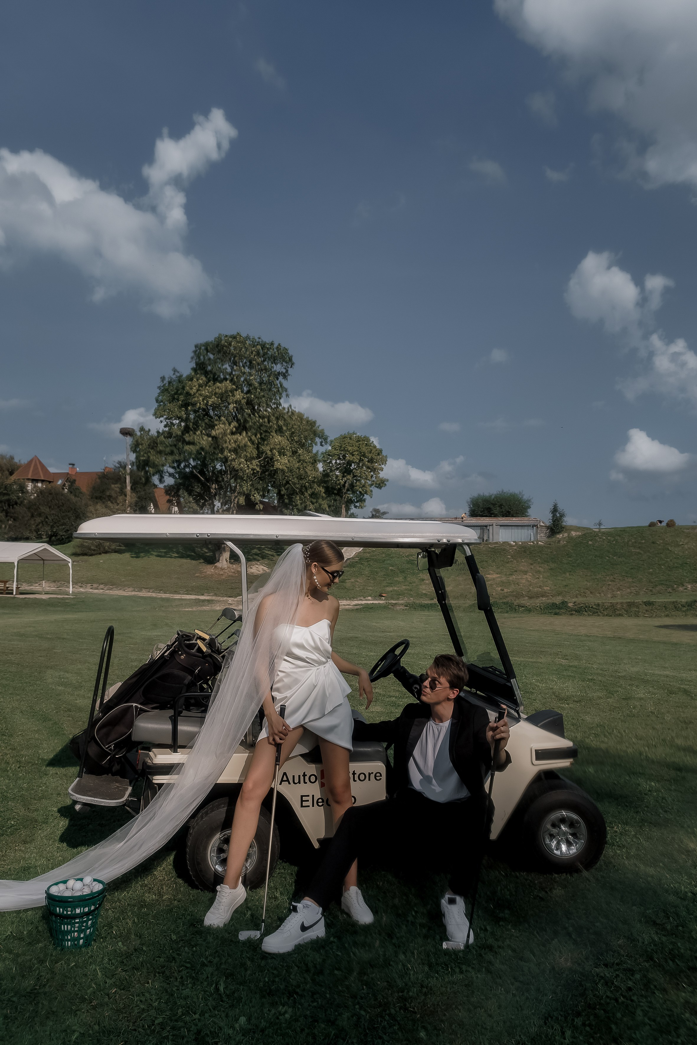 Свадьба на гольф-поле. Свадебный фотограф Татьяна Аберле свадебный видеограф Роман Аберле Калининград