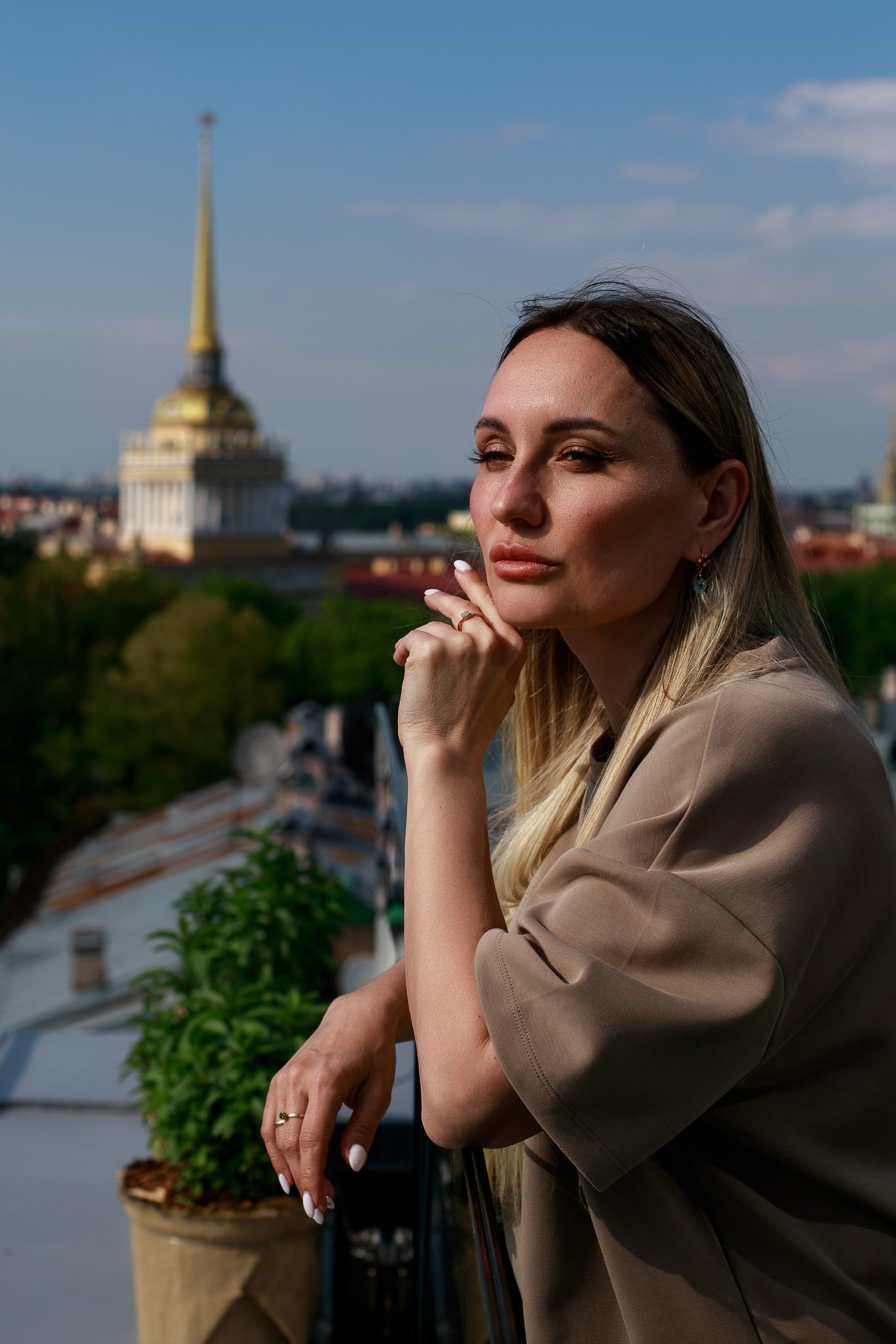Прогулка у Исаакиевского собора с Анной. Фотограф в Санкт-Петербурге Таня Михайлова