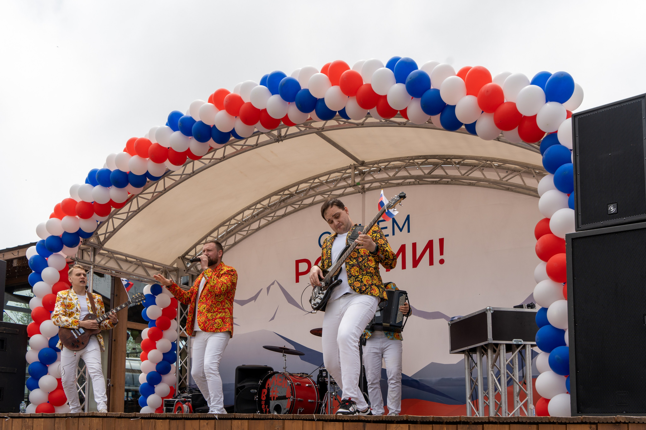 День России на курорте Газпром 2023. Репортажный фотограф в Красной Поляне и Сочи Павлюченко Екатерина