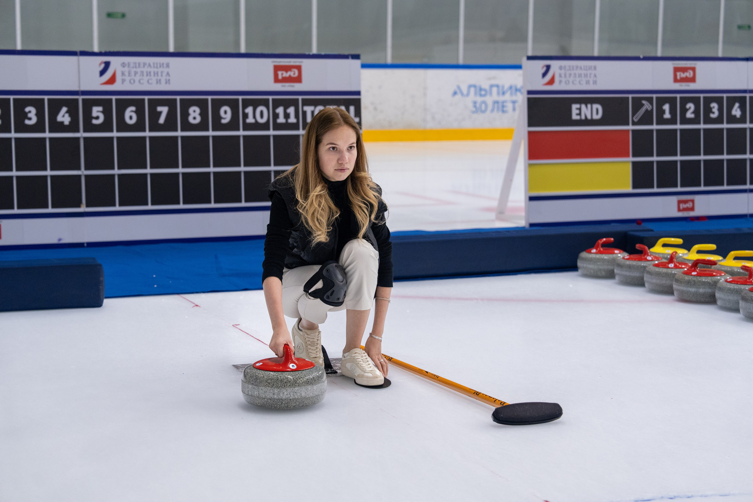 Керлинг для компании Р-Фарм. Репортажный фотограф в Красной Поляне и Сочи Павлюченко Екатерина