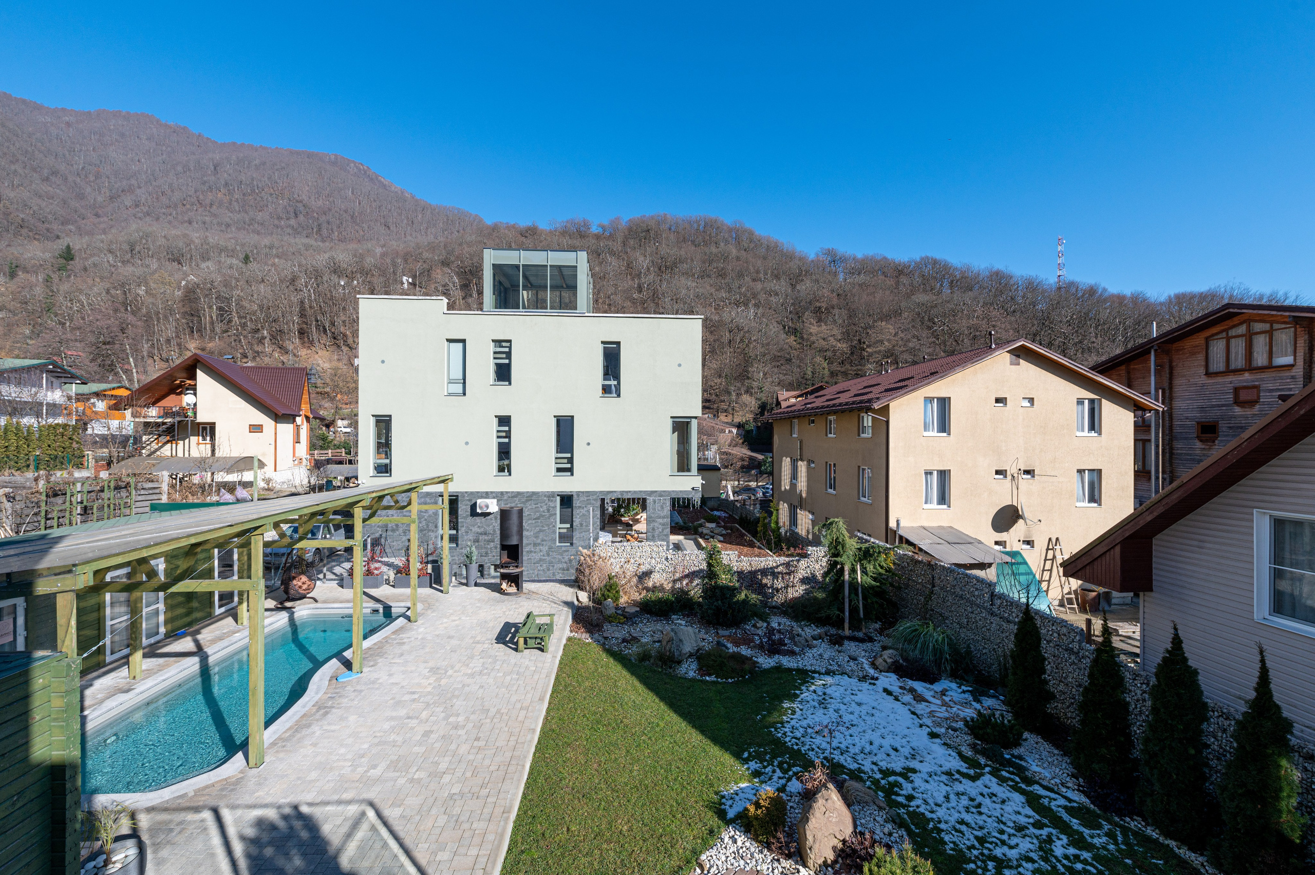 Апарт-отель Куб Green в Красной Поляне. Репортажный фотограф в Красной Поляне и Сочи Павлюченко Екатерина